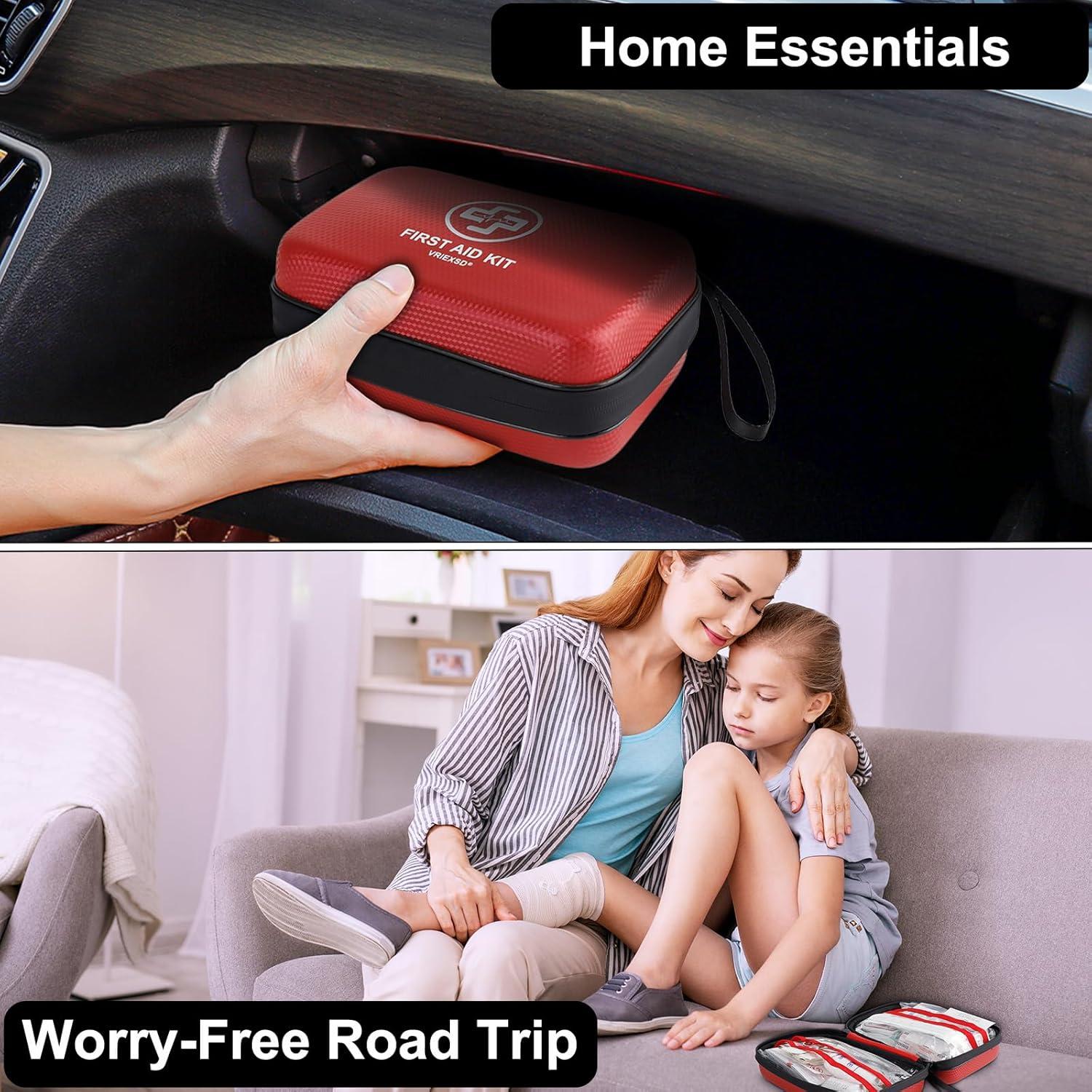 Kit de Primeros Auxilios VRIEXSD 320 Piezas Impermeable Negro