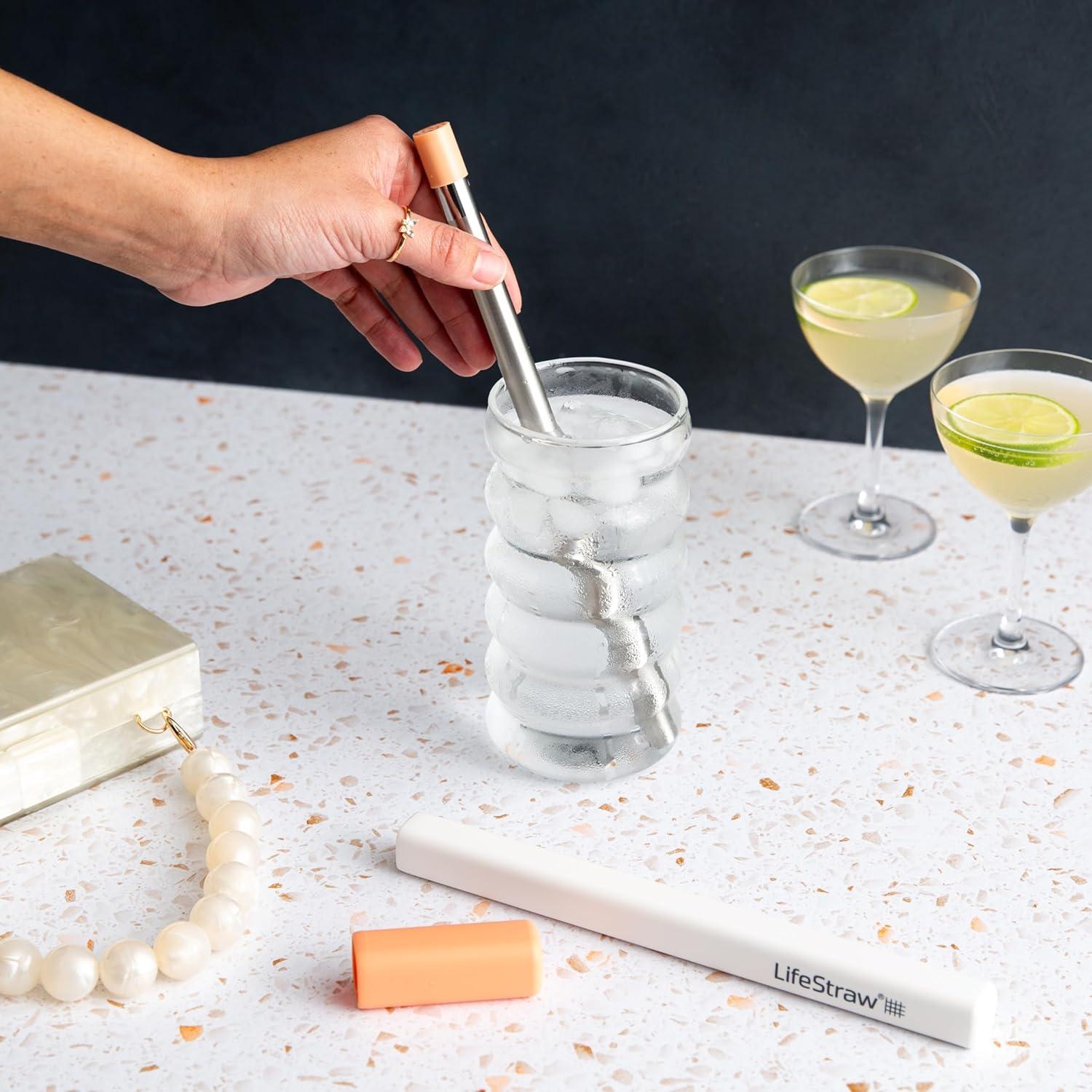 Pajilla de Filtrado de Agua LifeStraw Sip Acero Inoxidable