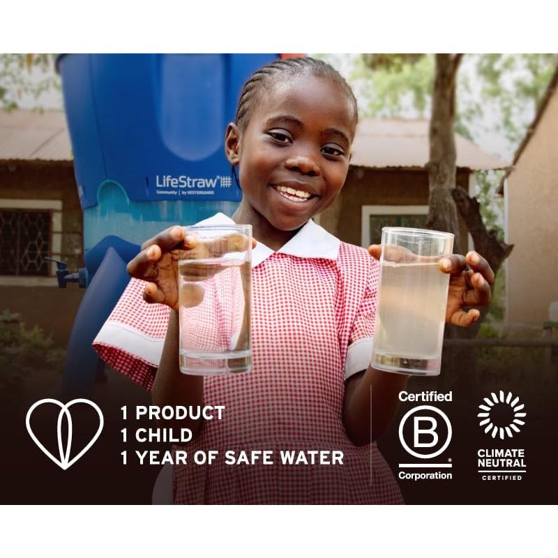 Pajilla de Filtrado de Agua LifeStraw Sip Acero Inoxidable