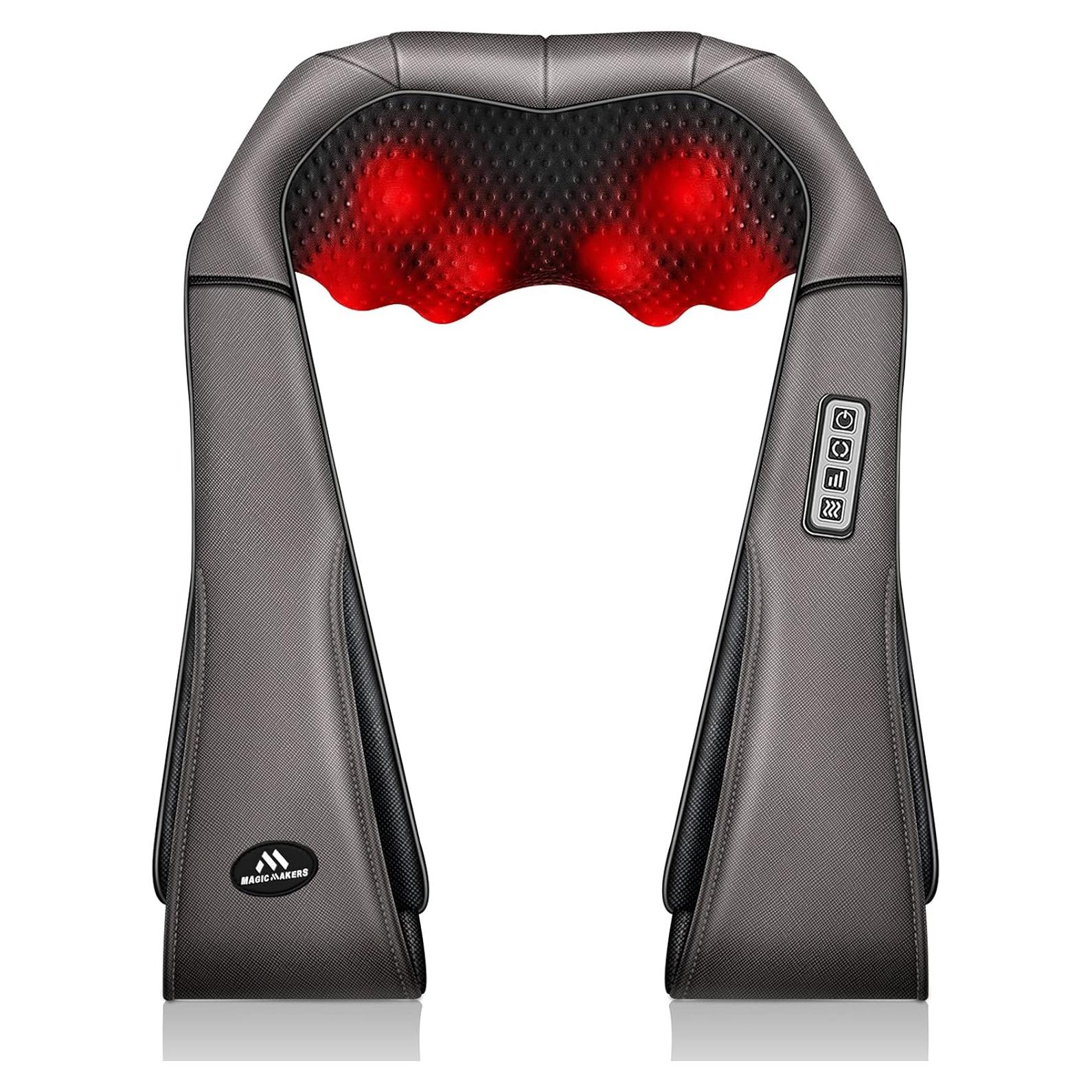 Masajeador de Cuello MagicMakers Shiatsu con Calor 12x10cm