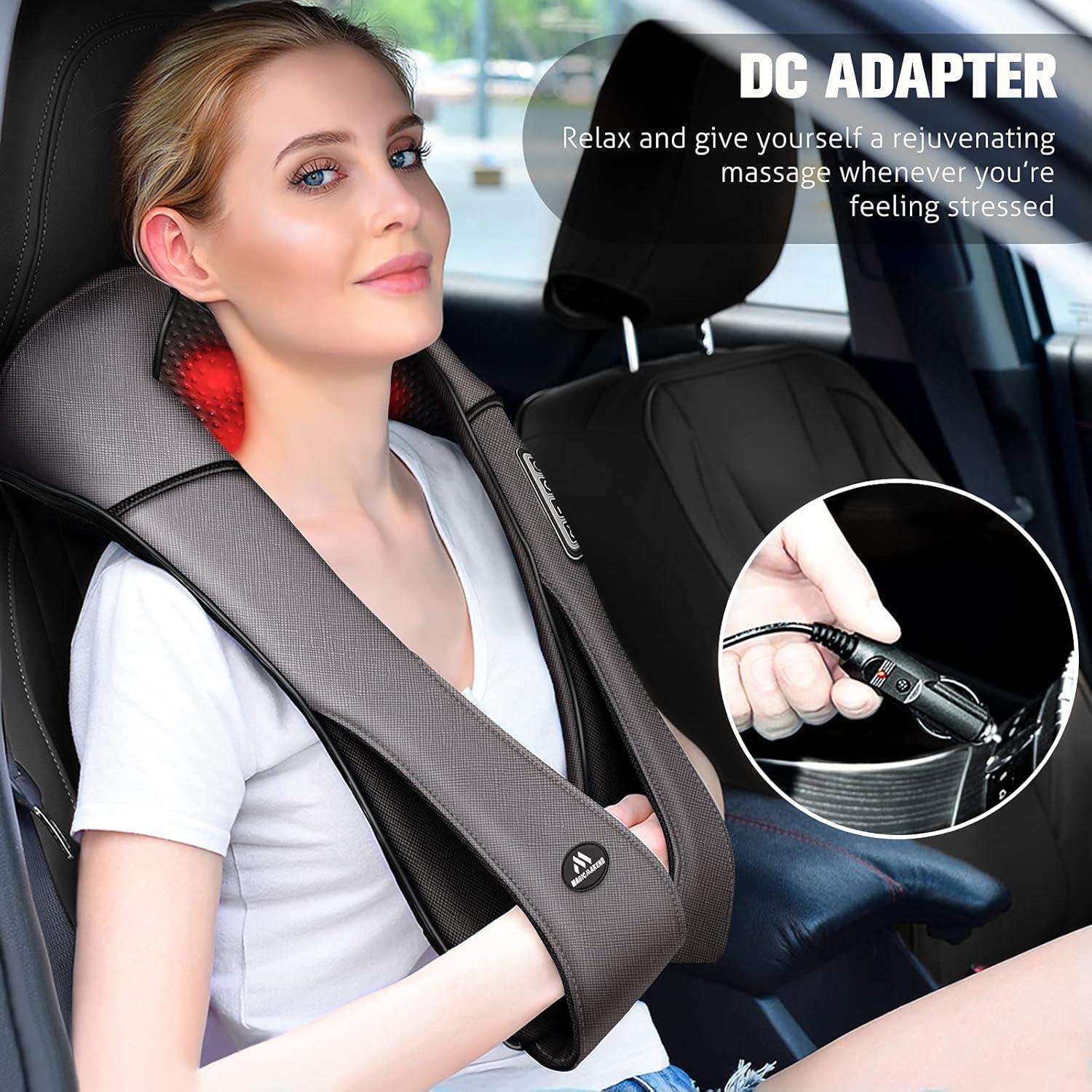 Masajeador de Cuello MagicMakers Shiatsu con Calor 12x10cm