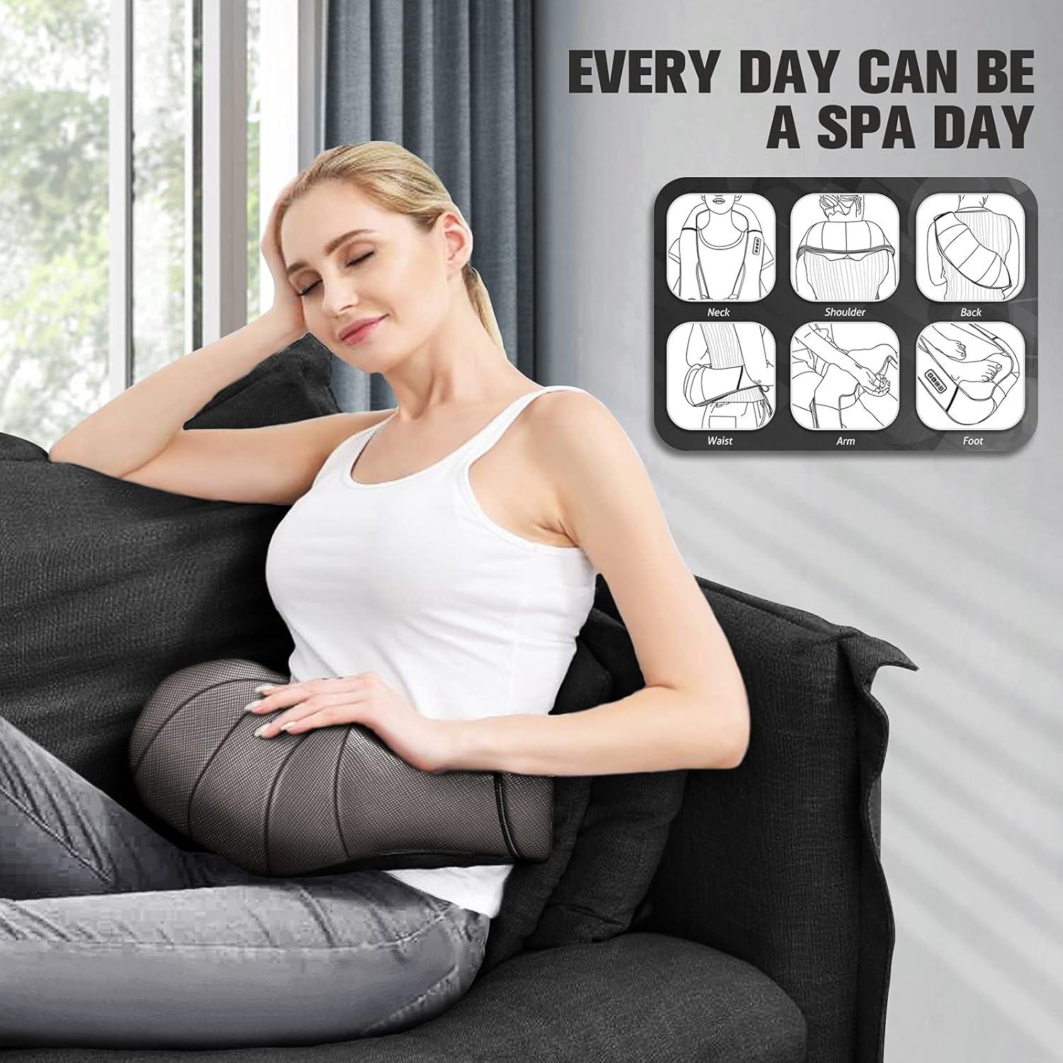 Masajeador de Cuello MagicMakers Shiatsu con Calor 12x10cm