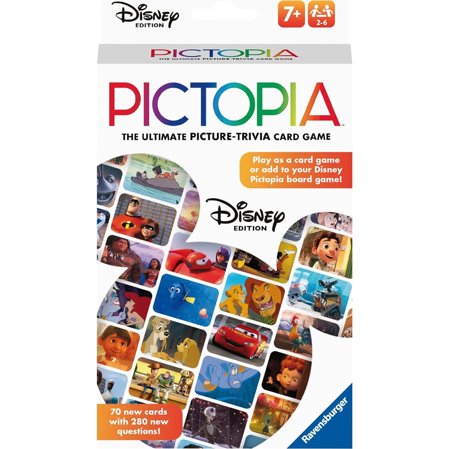 Juego de Cartas Pictopia Disney Ravensburger - Trivia Familiar