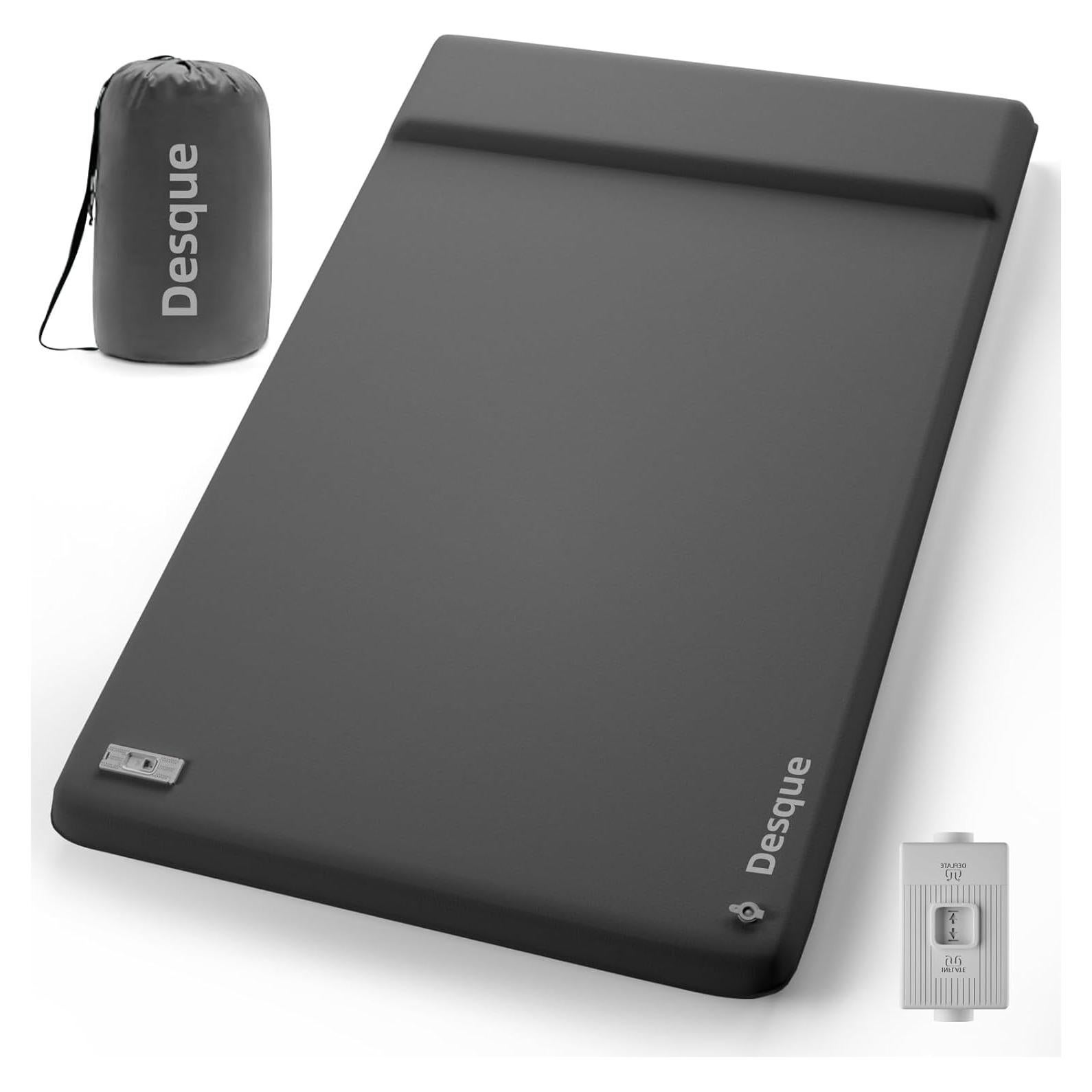 Colchón de Camping Autoinflable Desque Completo 200x130 cm