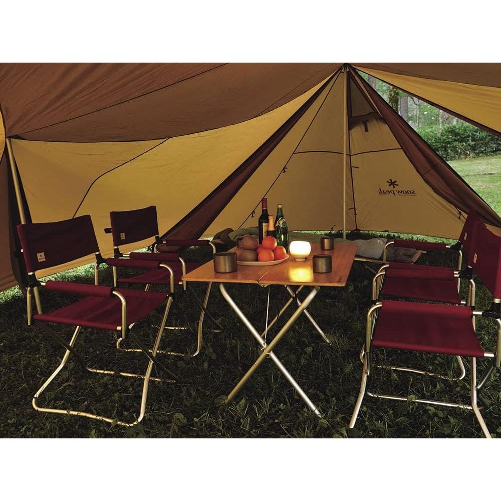 Mesa de Camping Snow Peak LV-010TR Mediana 95x41cm Plegable