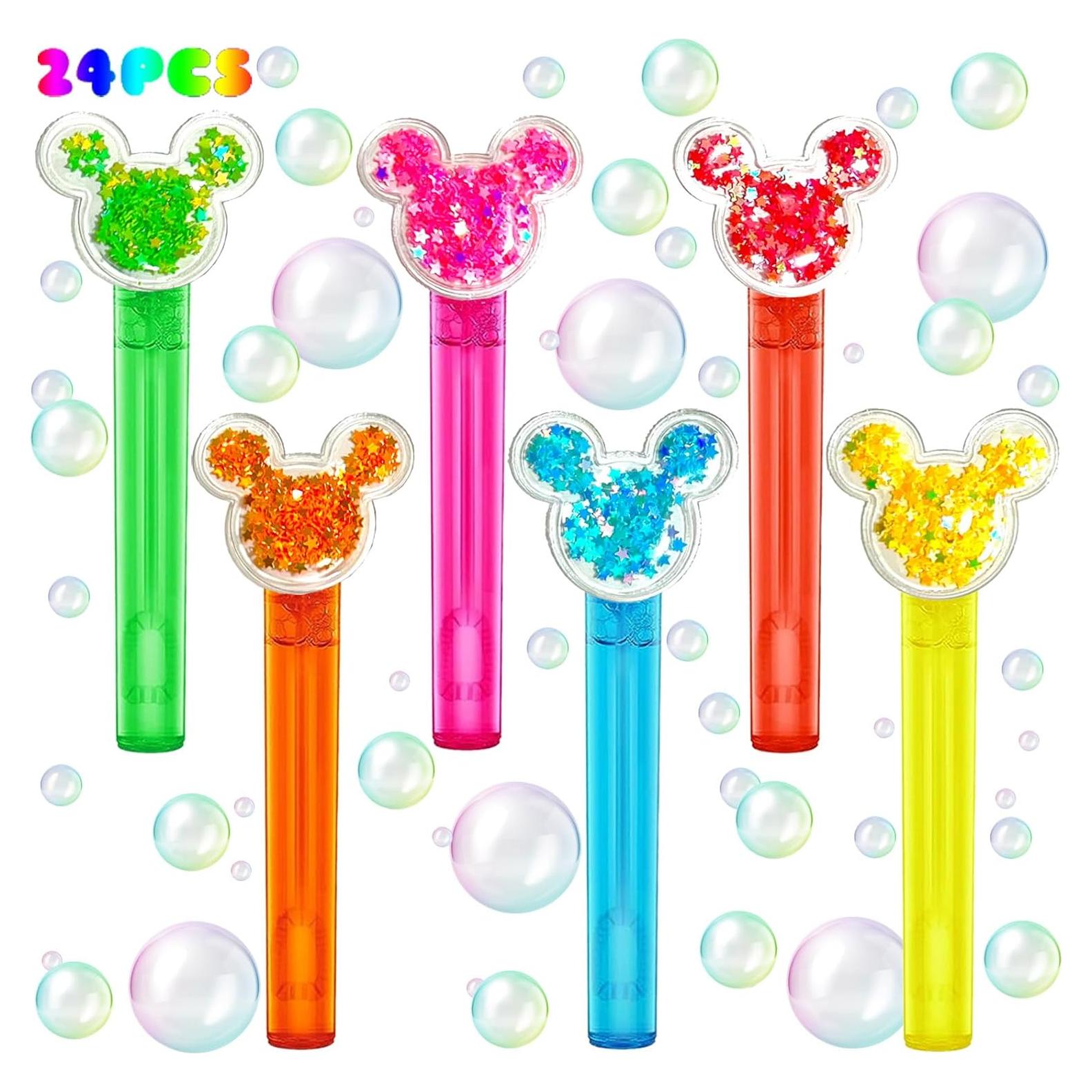 24 Varitas de Burbuja Coloridas ASNUPA para Niños