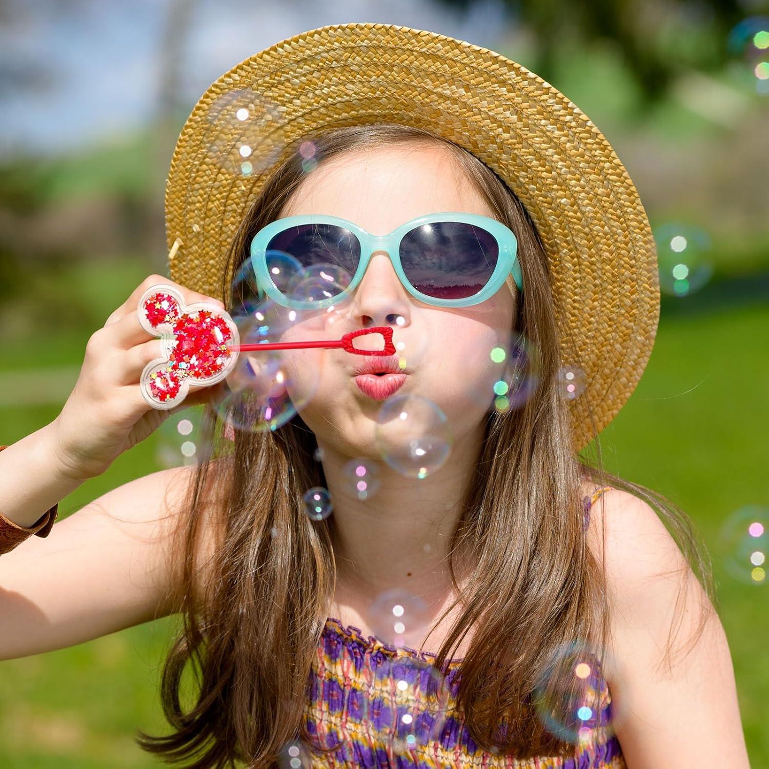 24 Varitas de Burbuja Coloridas ASNUPA para Niños