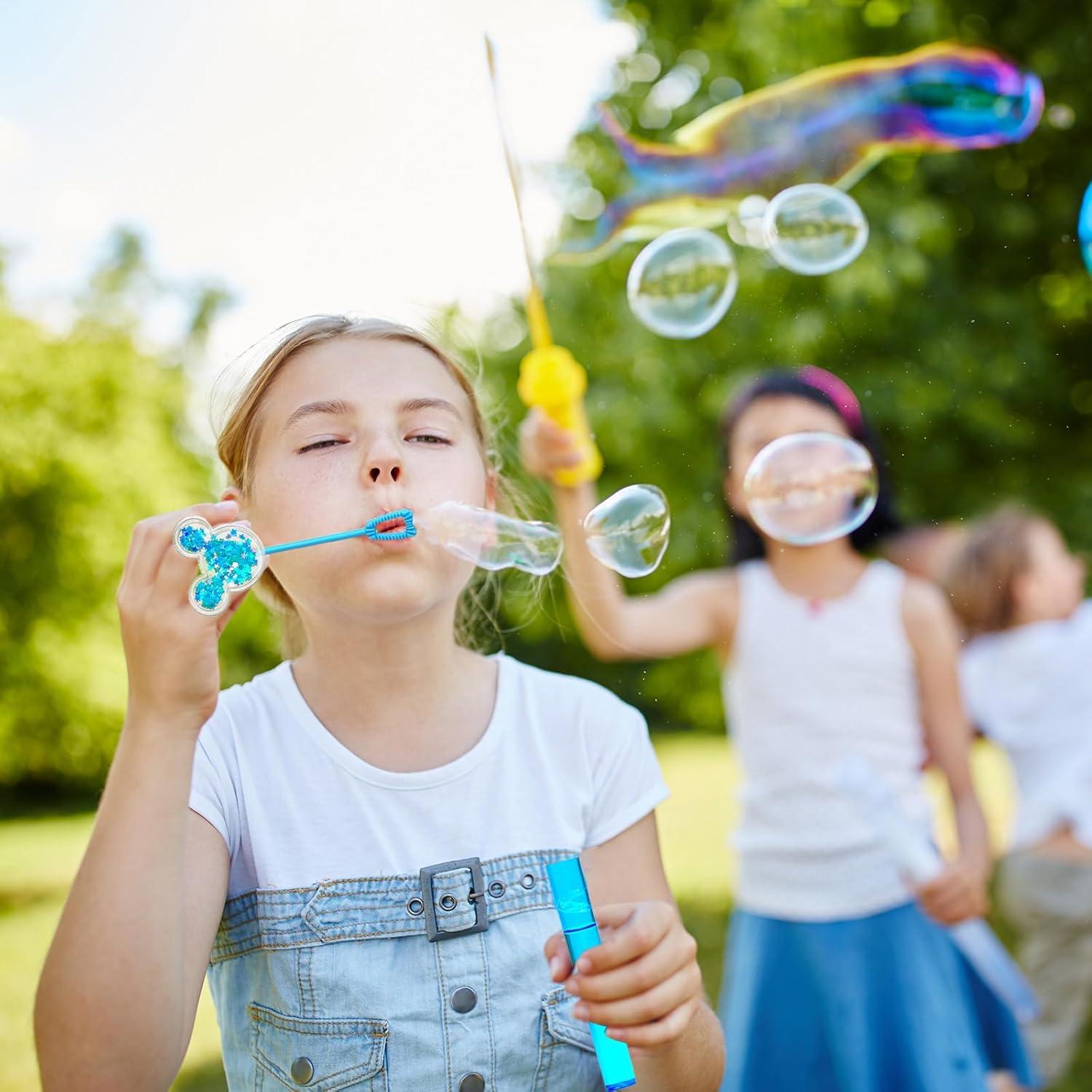 24 Varitas de Burbuja Coloridas ASNUPA para Niños