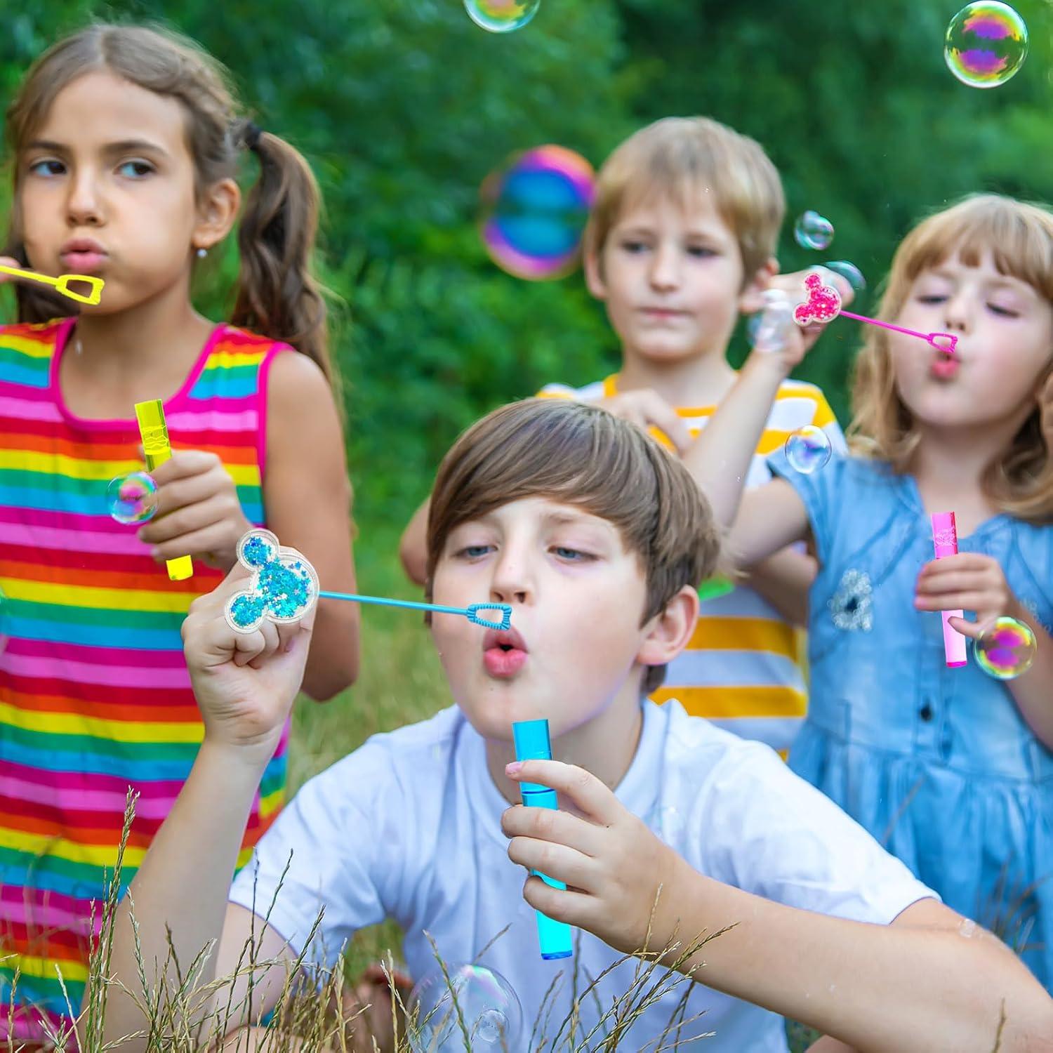 24 Varitas de Burbuja Coloridas ASNUPA para Niños