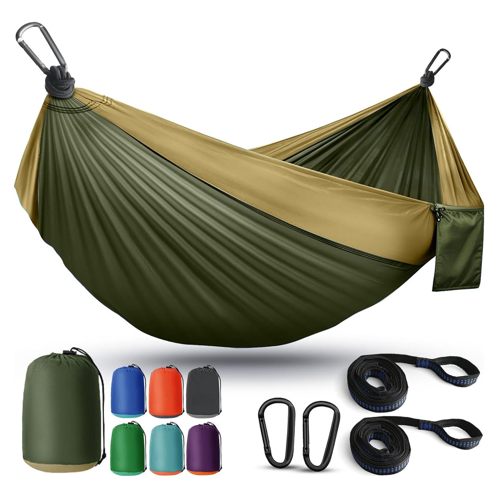 Hamaca Doble de Camping PUPTILY 272 kg Nylon Portátil