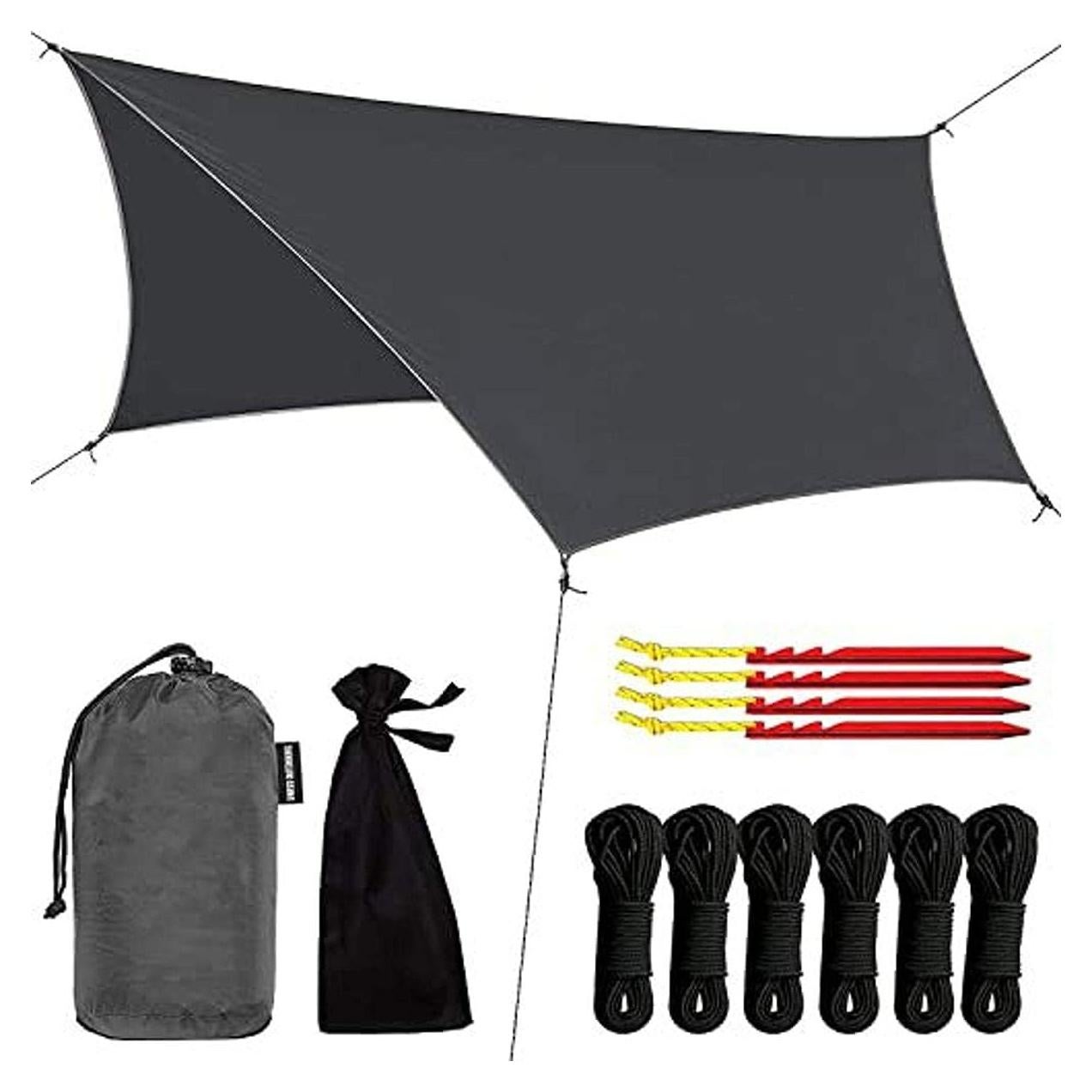 Toldo de Lluvia Swiss Outdoors 3.66x2.74m Impermeable Gris