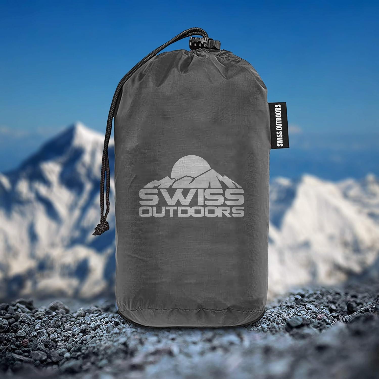 Toldo de Lluvia Swiss Outdoors 3.66x2.74m Impermeable Gris