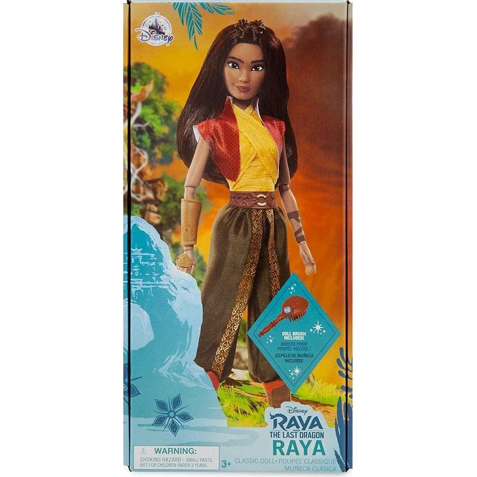 Muñeca Clásica Raya Disney 28 cm con Cepillo y Atuendo