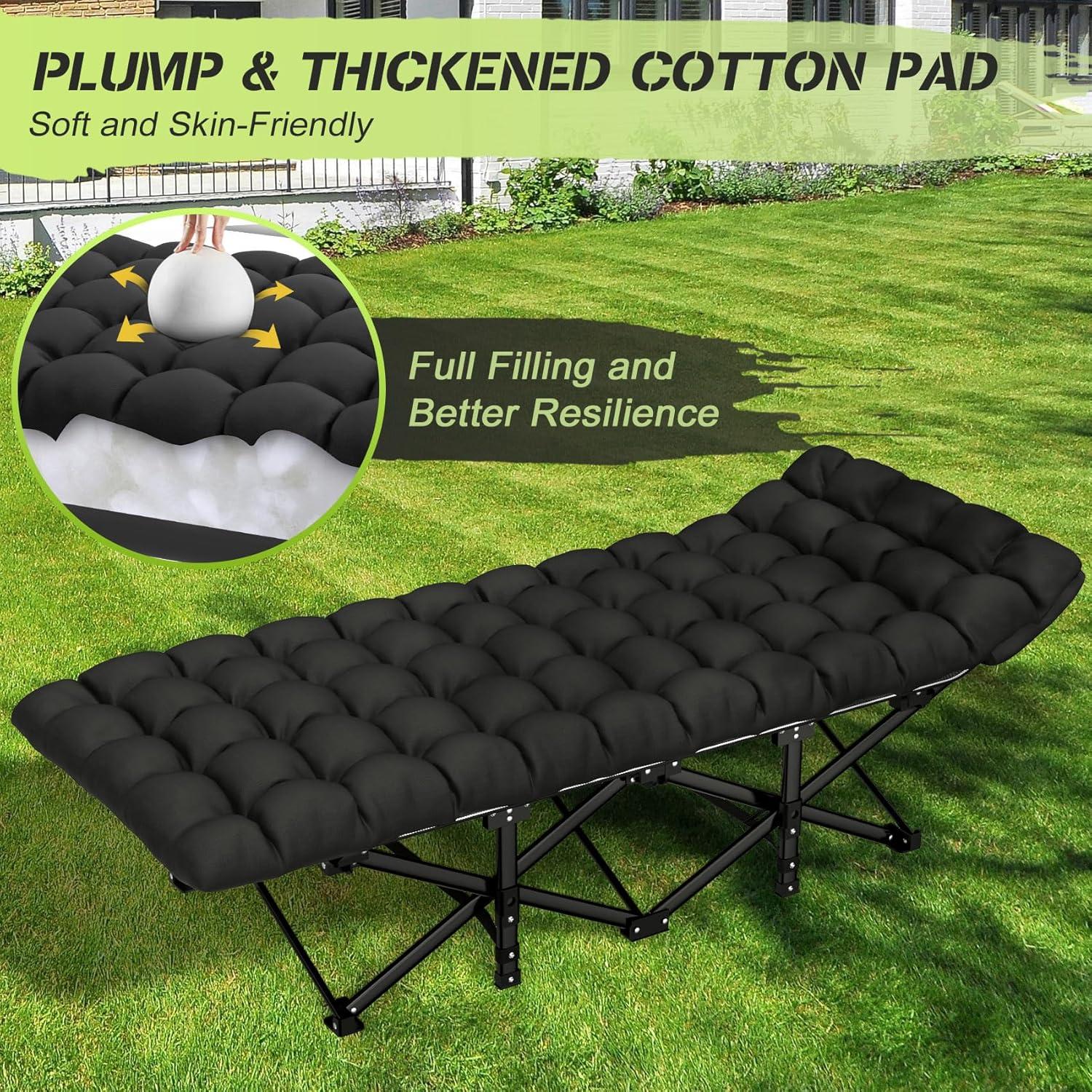 Cama de Camping Plegable Suteck 190.5x71.1cm Oxford 1200D