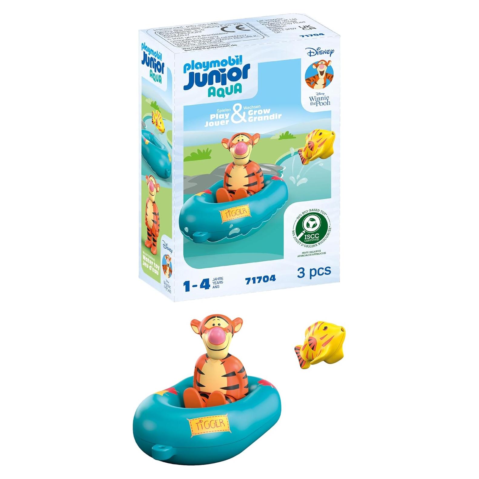 Set de Juego PLAYMOBIL JUNIOR Tigger Bote Inflable