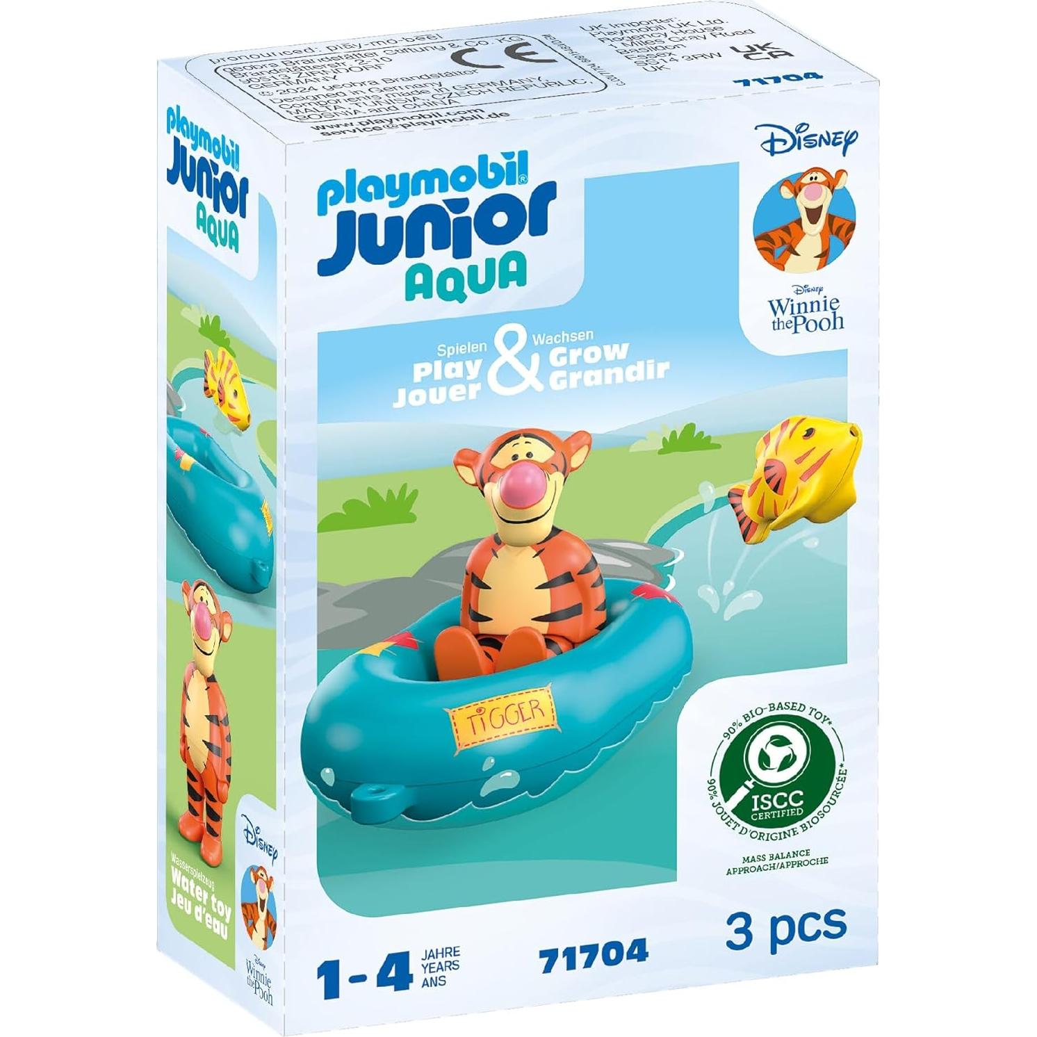 Set de Juego PLAYMOBIL JUNIOR Tigger Bote Inflable