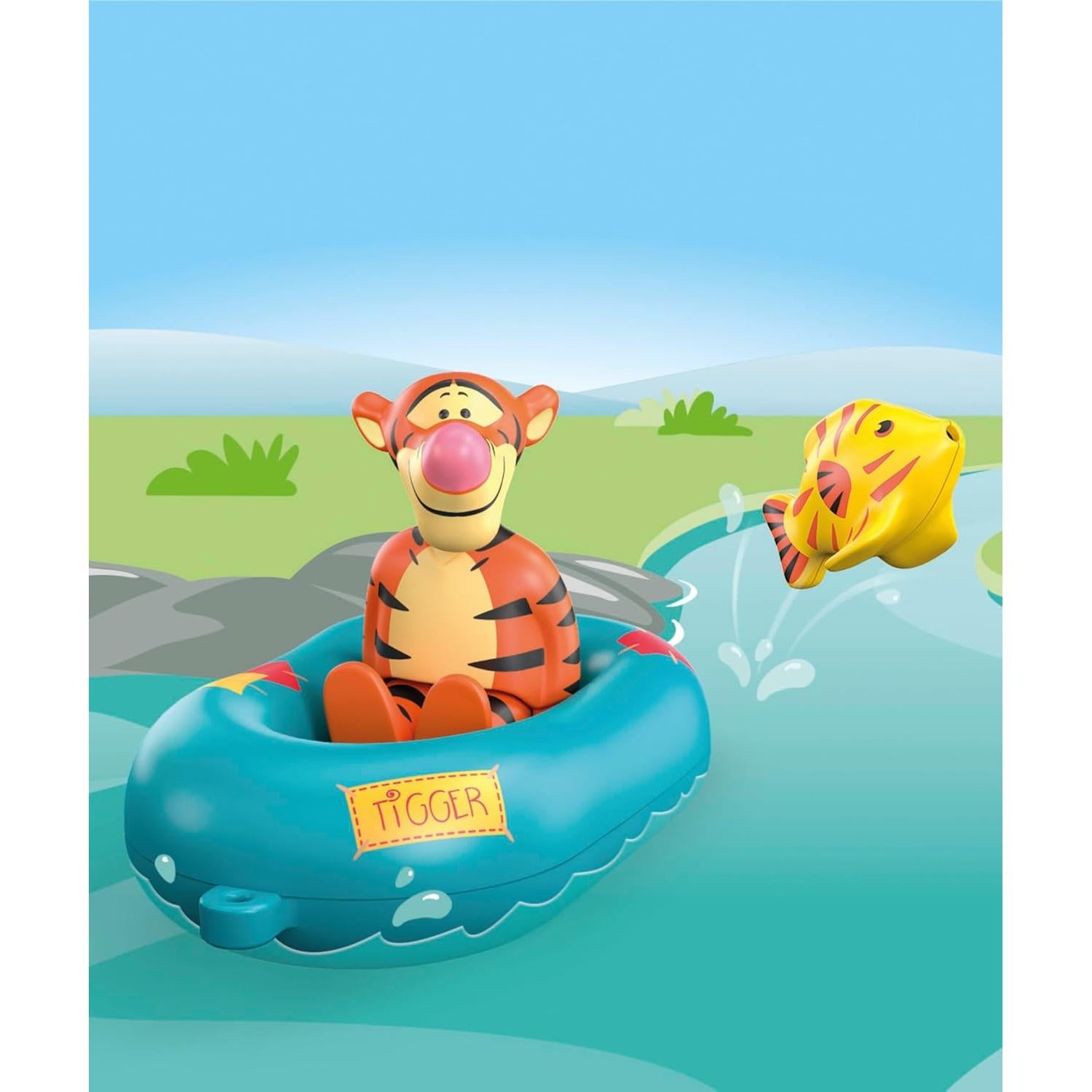 Set de Juego PLAYMOBIL JUNIOR Tigger Bote Inflable