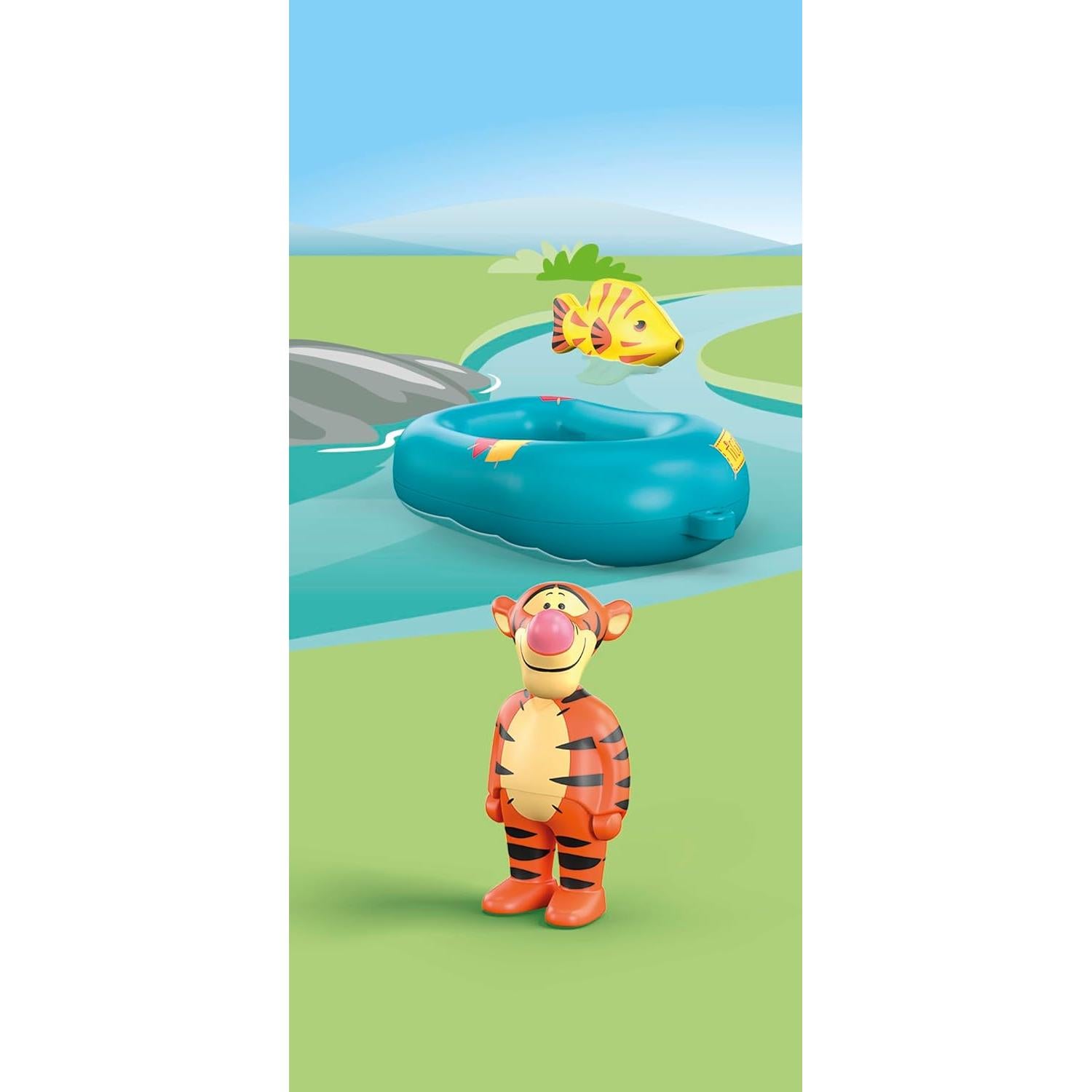 Set de Juego PLAYMOBIL JUNIOR Tigger Bote Inflable