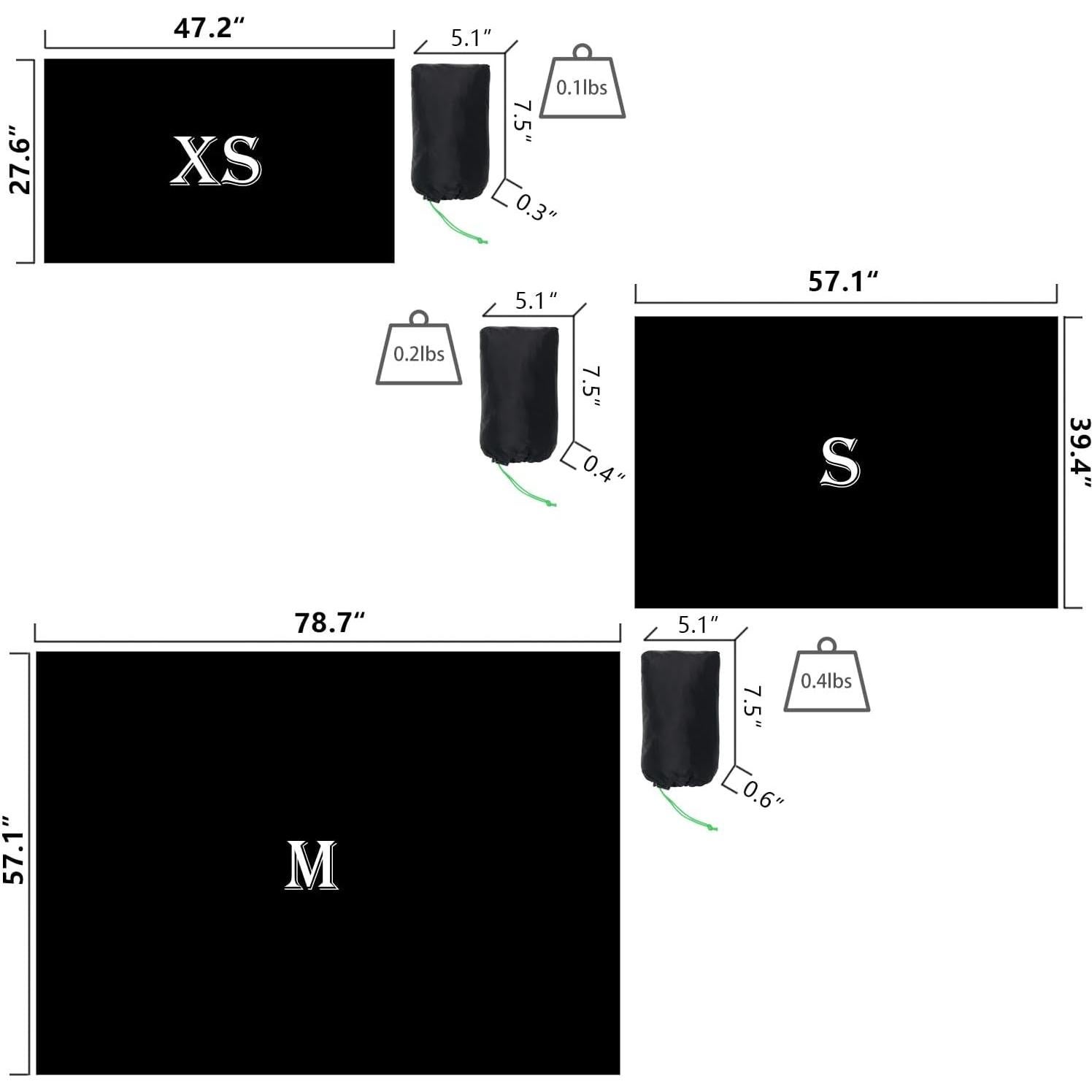 Toldo Impermeable Wind Tour 120x70 cm para Camping y Picnic