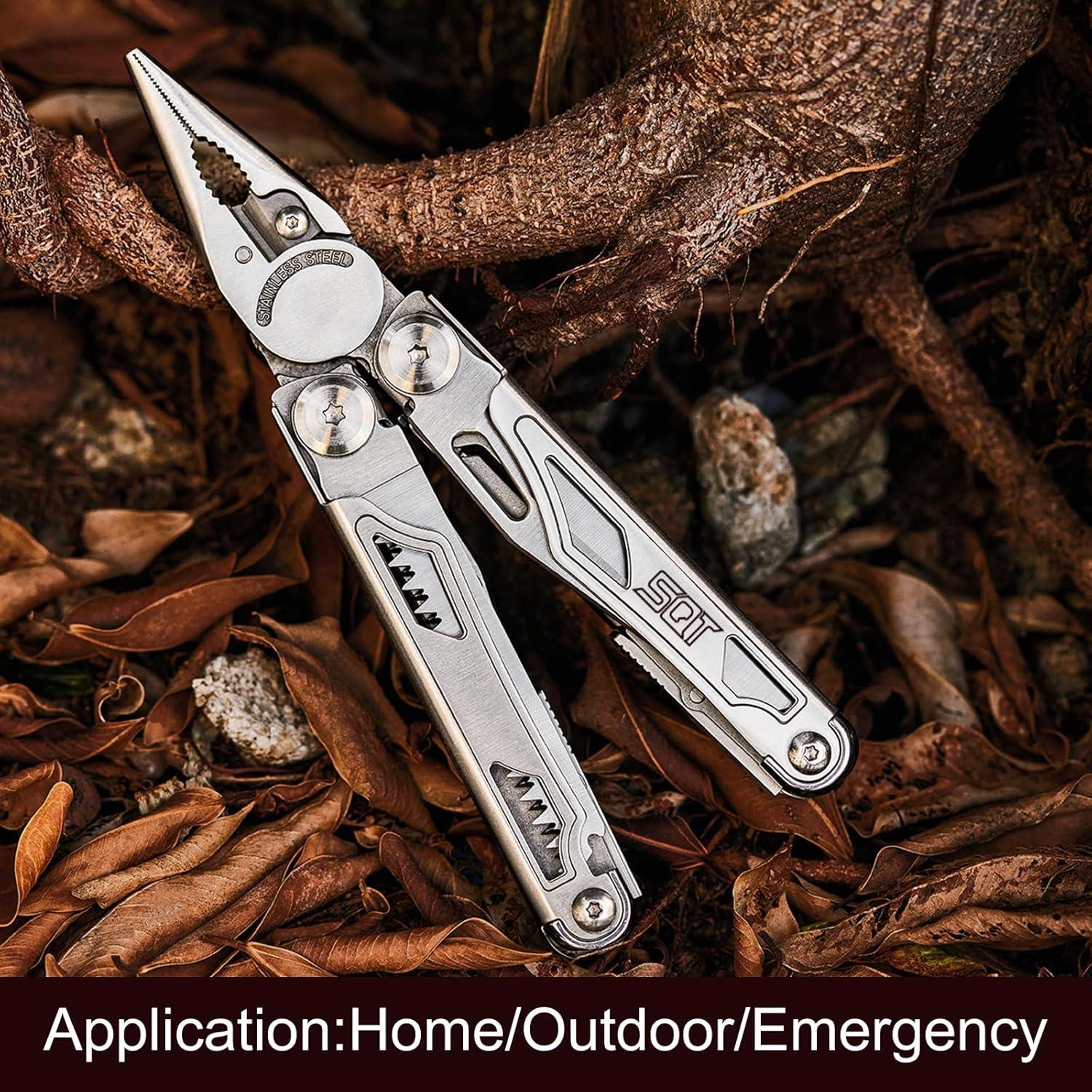 Multiherramienta Plegable SQT 18 en 1 Profesional para Camping