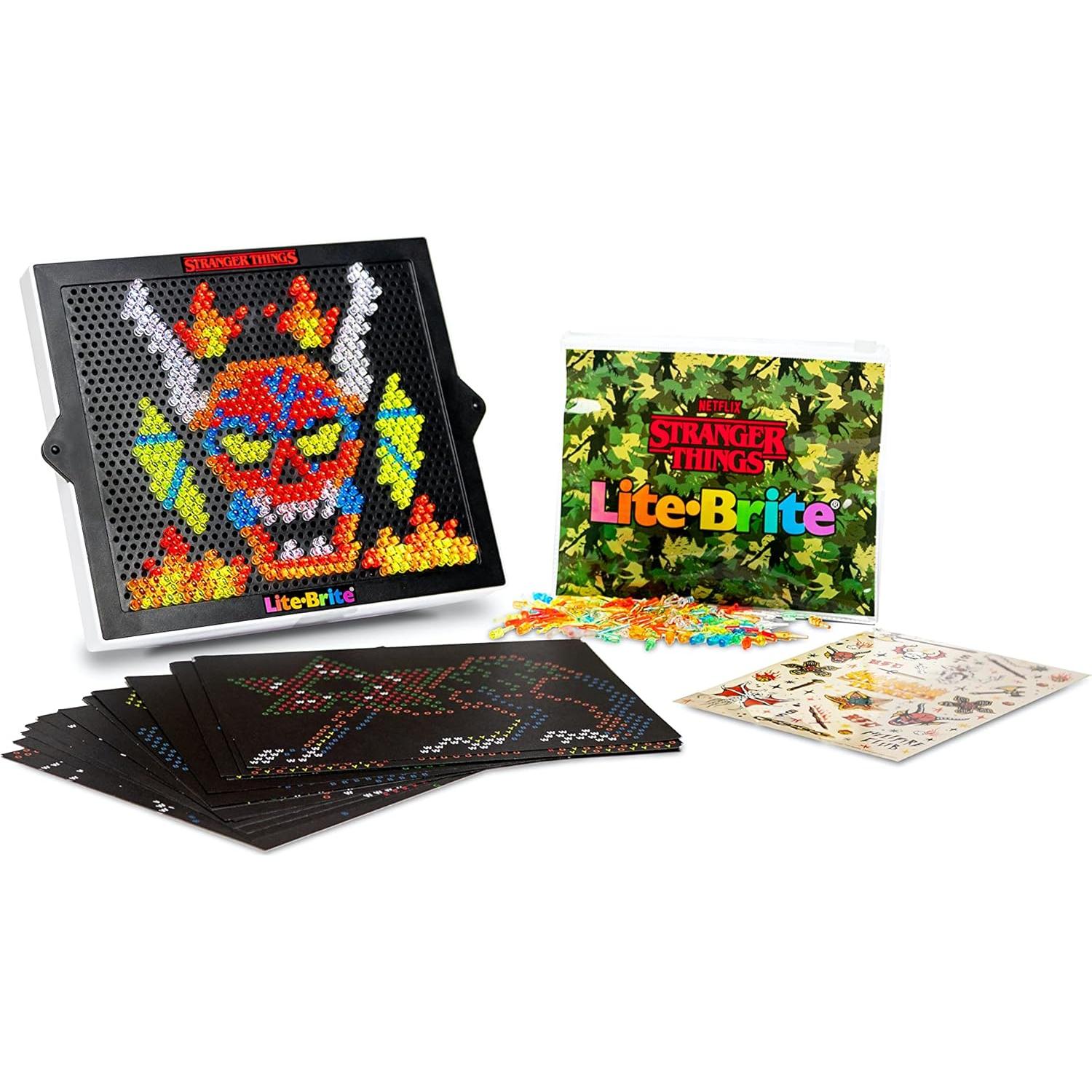 Lite-Brite Basic Fun Cazadores de Demogorgon HD 900 Clavijas