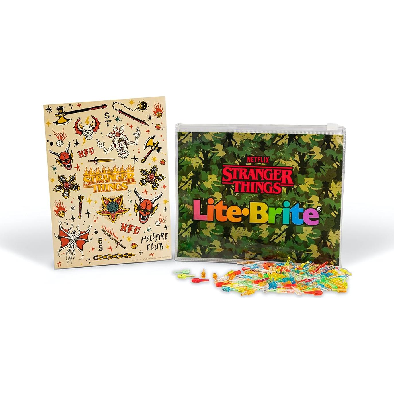 Lite-Brite Basic Fun Cazadores de Demogorgon HD 900 Clavijas