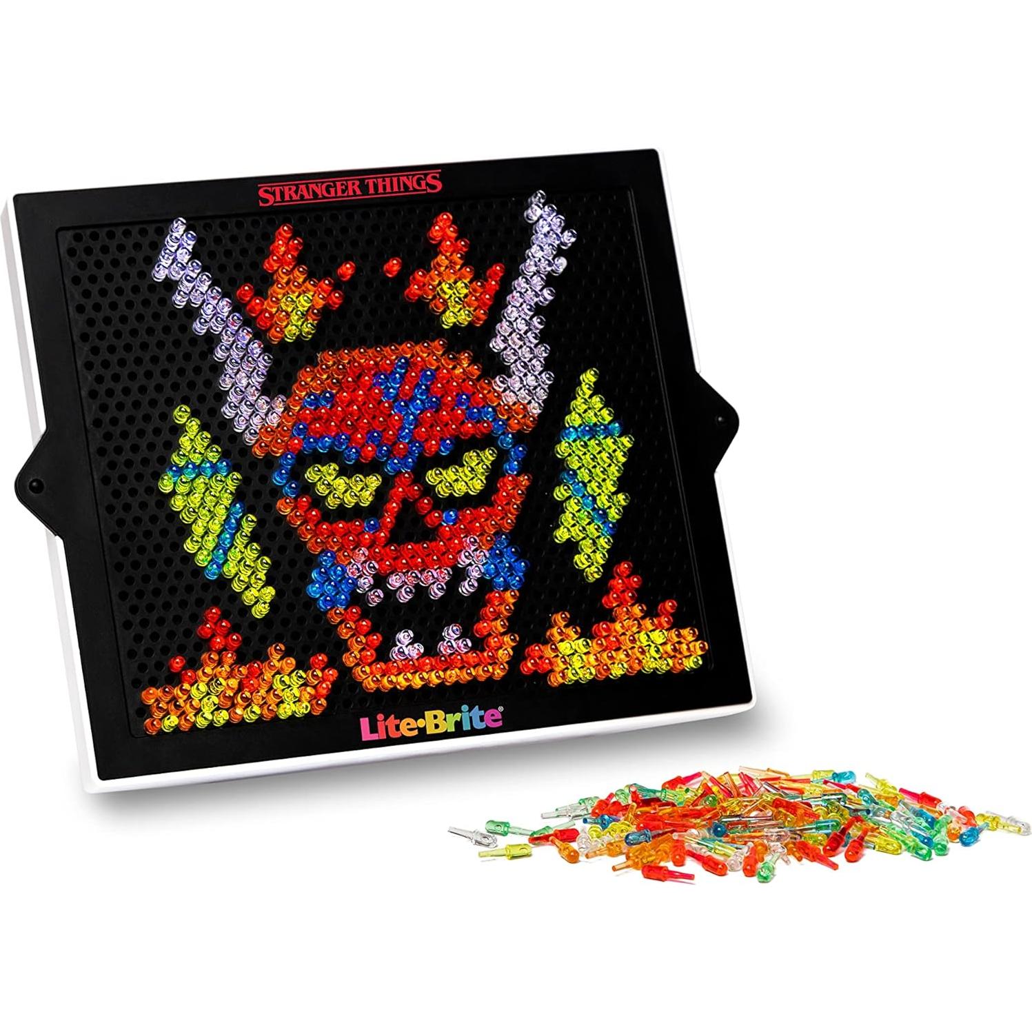 Lite-Brite Basic Fun Cazadores de Demogorgon HD 900 Clavijas
