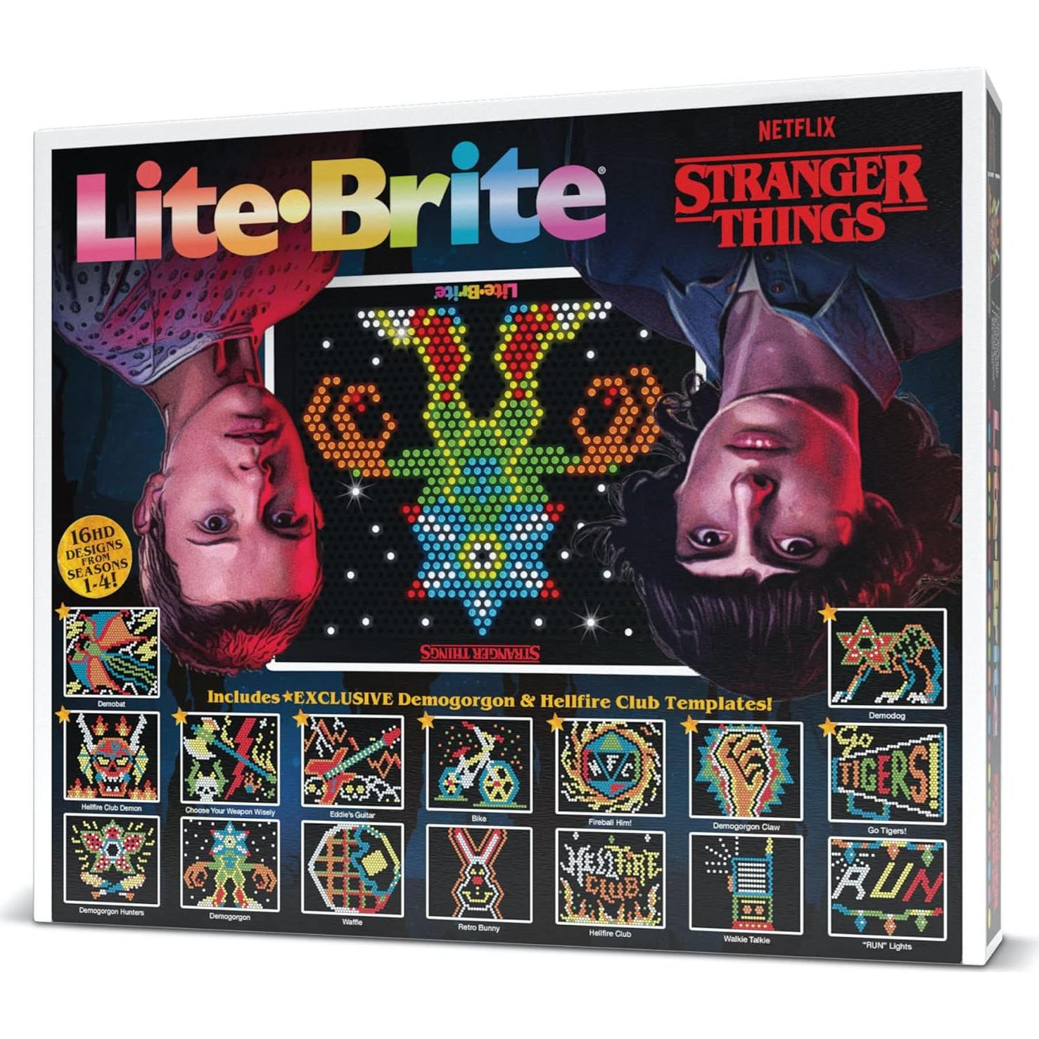 Lite-Brite Basic Fun Cazadores de Demogorgon HD 900 Clavijas