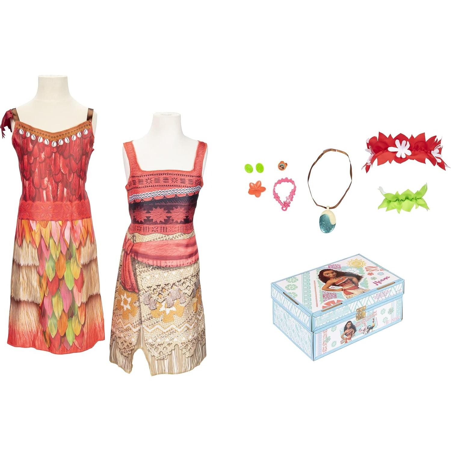 Baúl de Disfraces Moana Disney 11 Piezas Niñas 4-6x