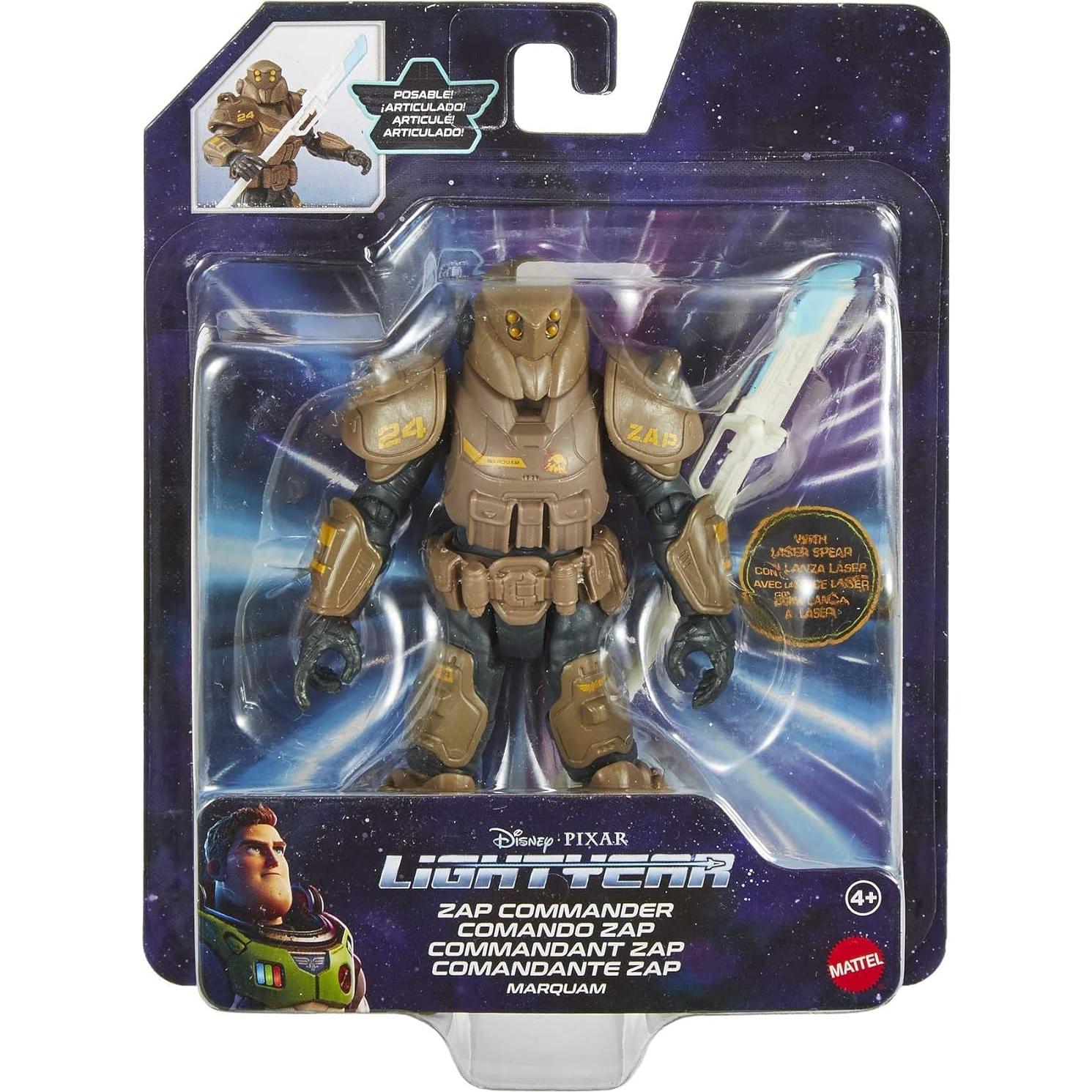 Figura de acción Mattel Lightyear ZAP Commander Marquam 12.7 cm