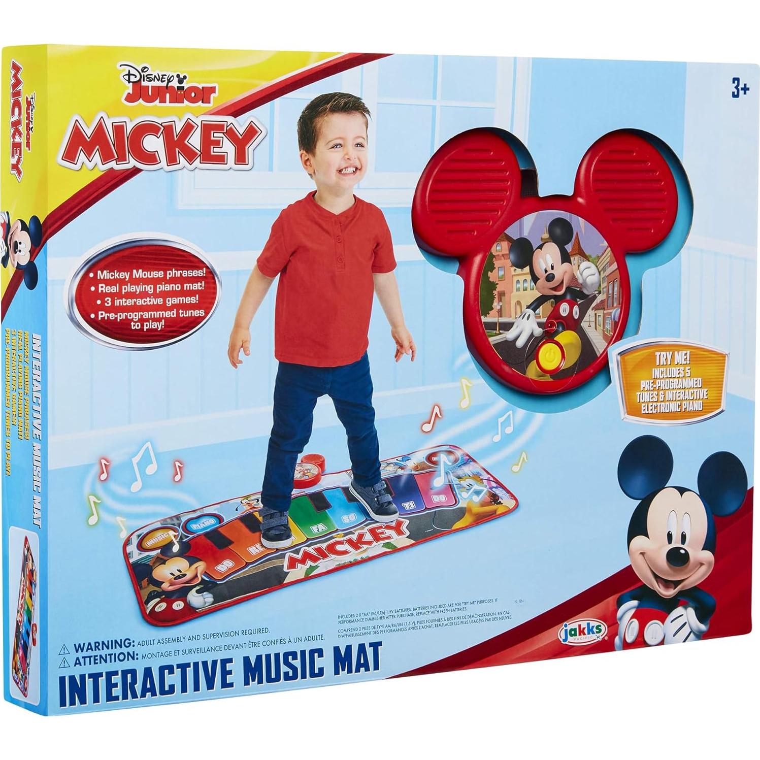 Alfombra Musical Interactiva Mickey Mouse Jakks 91x48 cm
