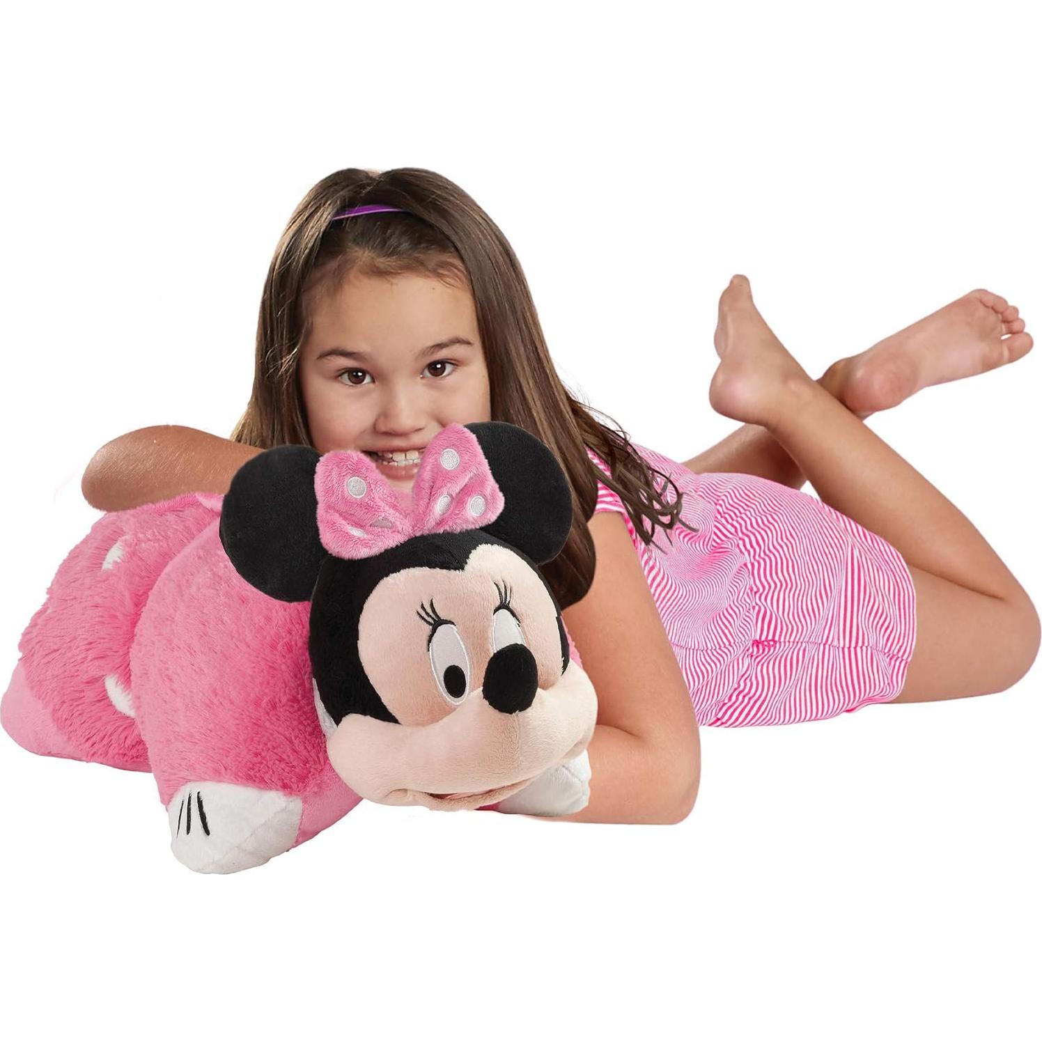 Almohada Mascota Minnie Mouse Rosa Pillow Pets 40x10 cm