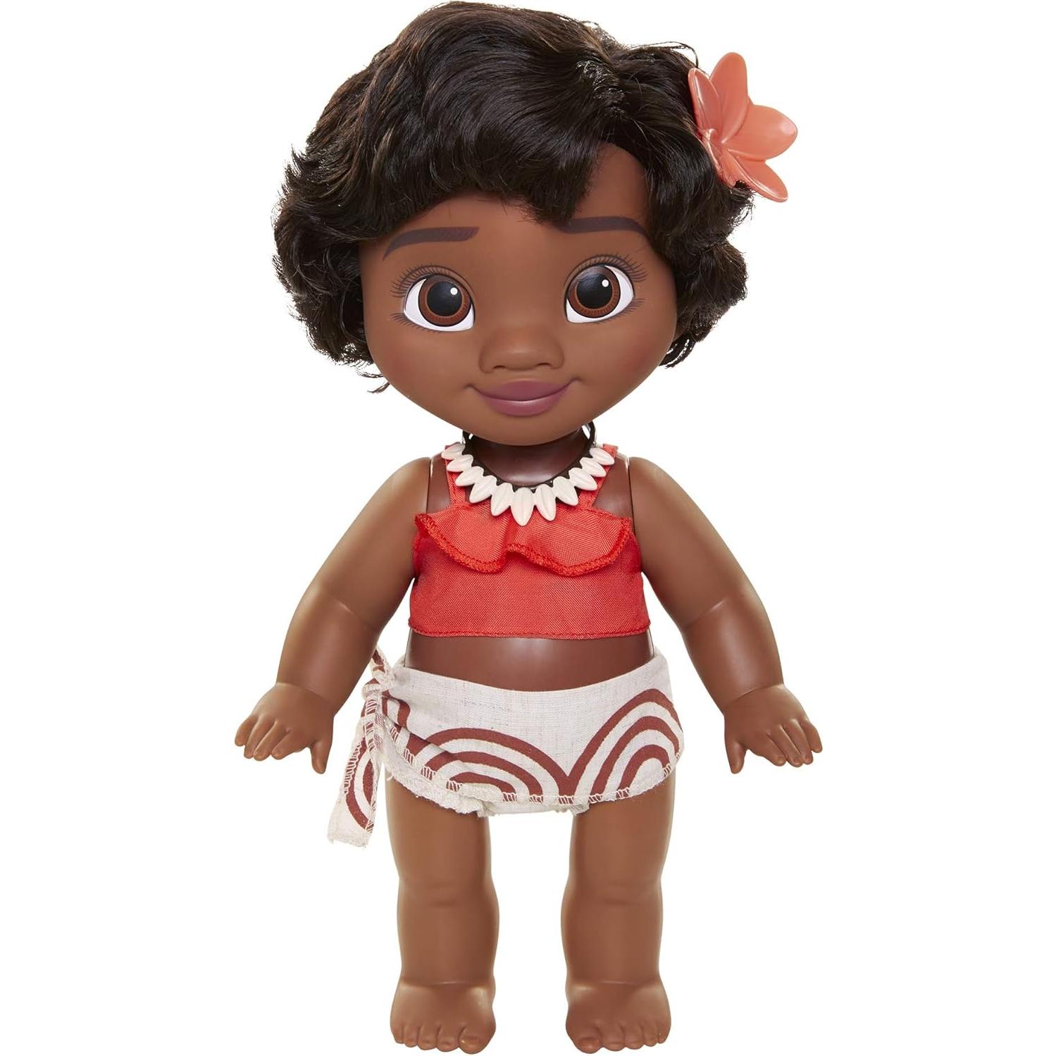 Muñeca Joven Moana Disney 33 cm con Tortuga y Accesorios
