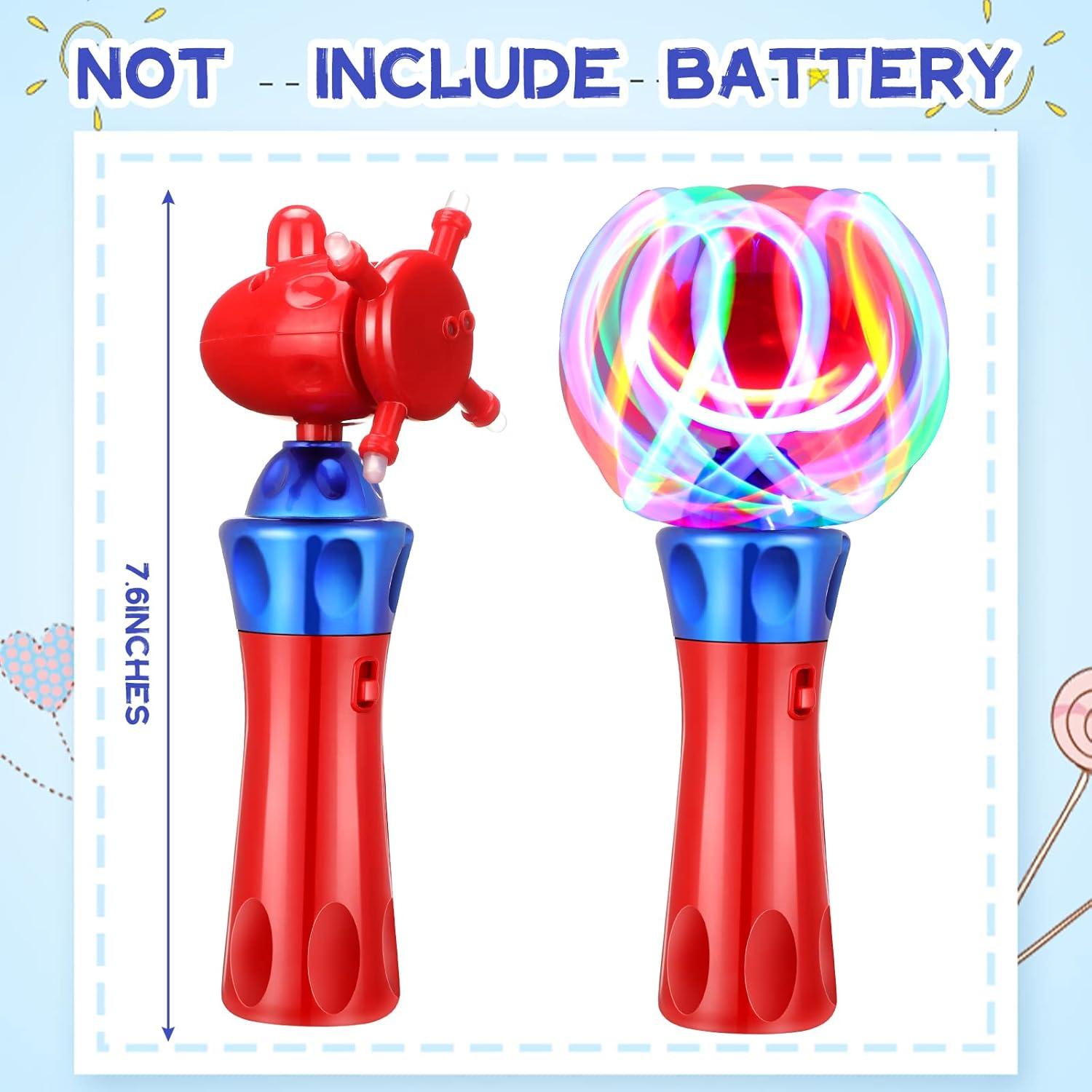 Varitas de Luz Giratorias Hungdao - 2 Piezas, 19.5 cm