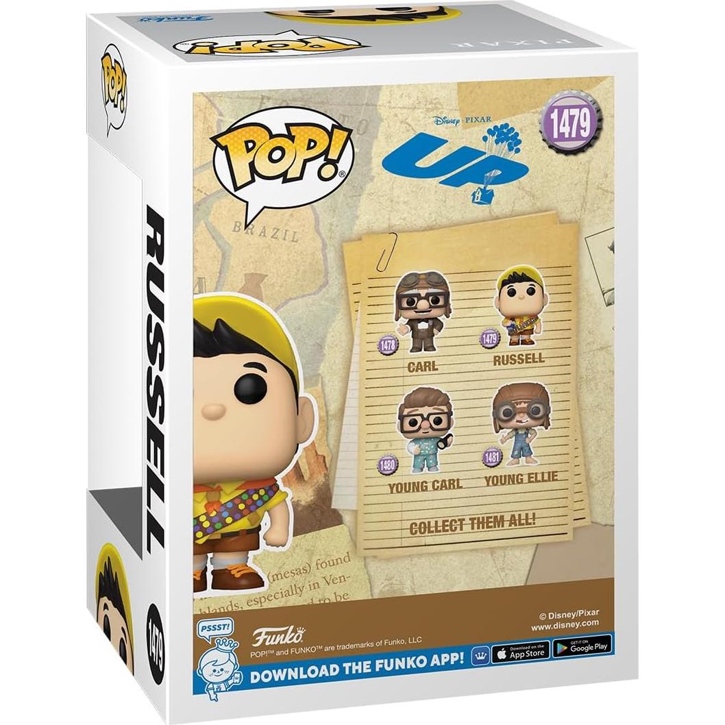 Figura Coleccionable Funko POP! Russell de Up - Vinilo 9.5 cm