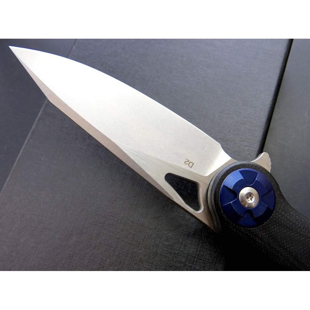 Cuchillo Plegable Eafengrow EF76 EDC Negro Hoja D2 20.8 cm