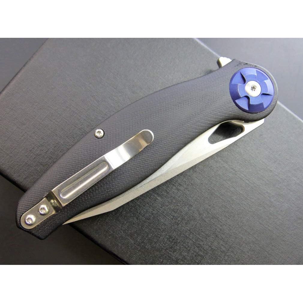 Cuchillo Plegable Eafengrow EF76 EDC Negro Hoja D2 20.8 cm