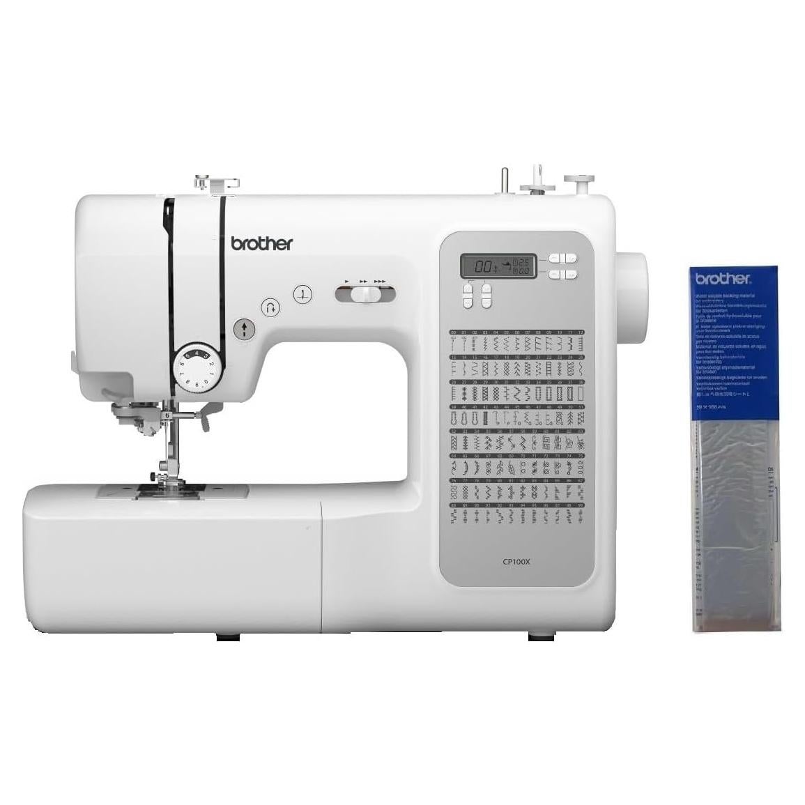 Máquina de Coser y Acolchar Brother CP100X con Estabilizador SA520