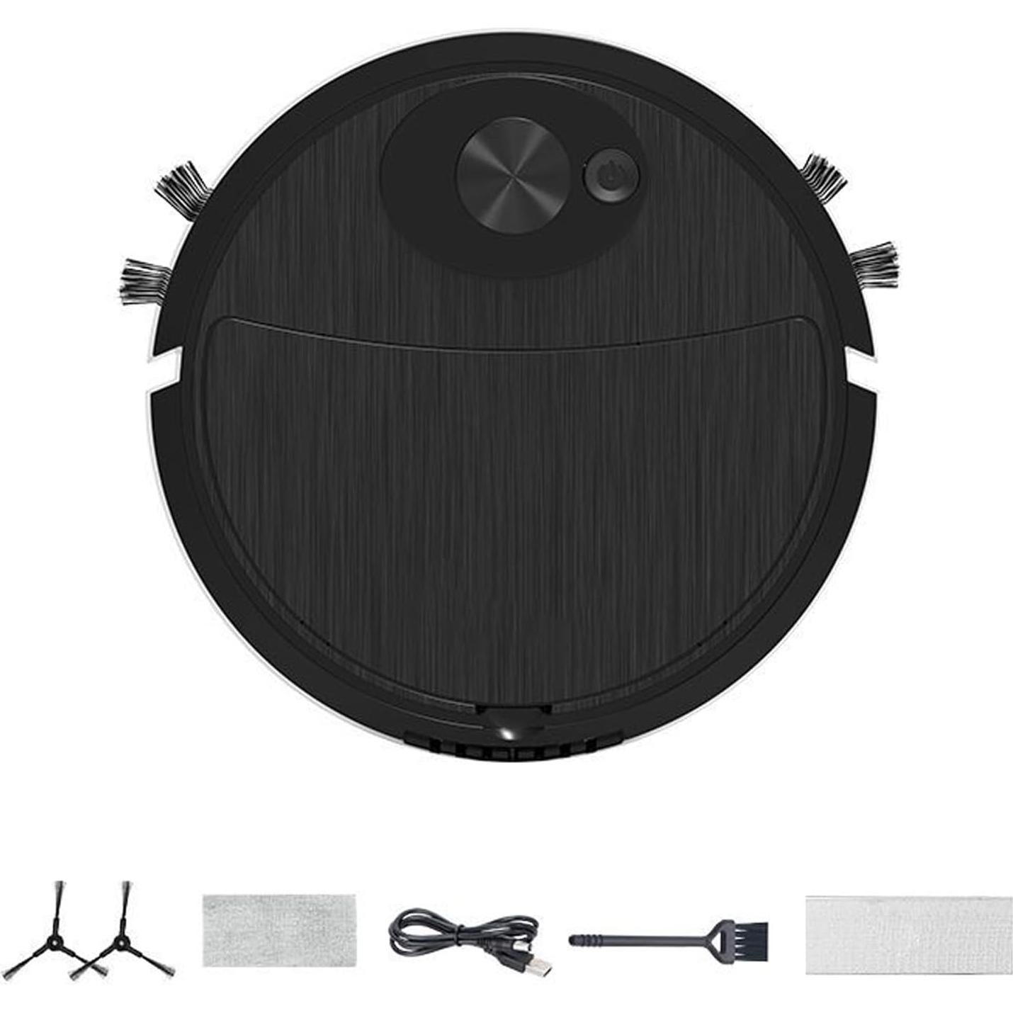 Robot Aspirador Sarkoyar Recargable 3 en 1 Negro 315g