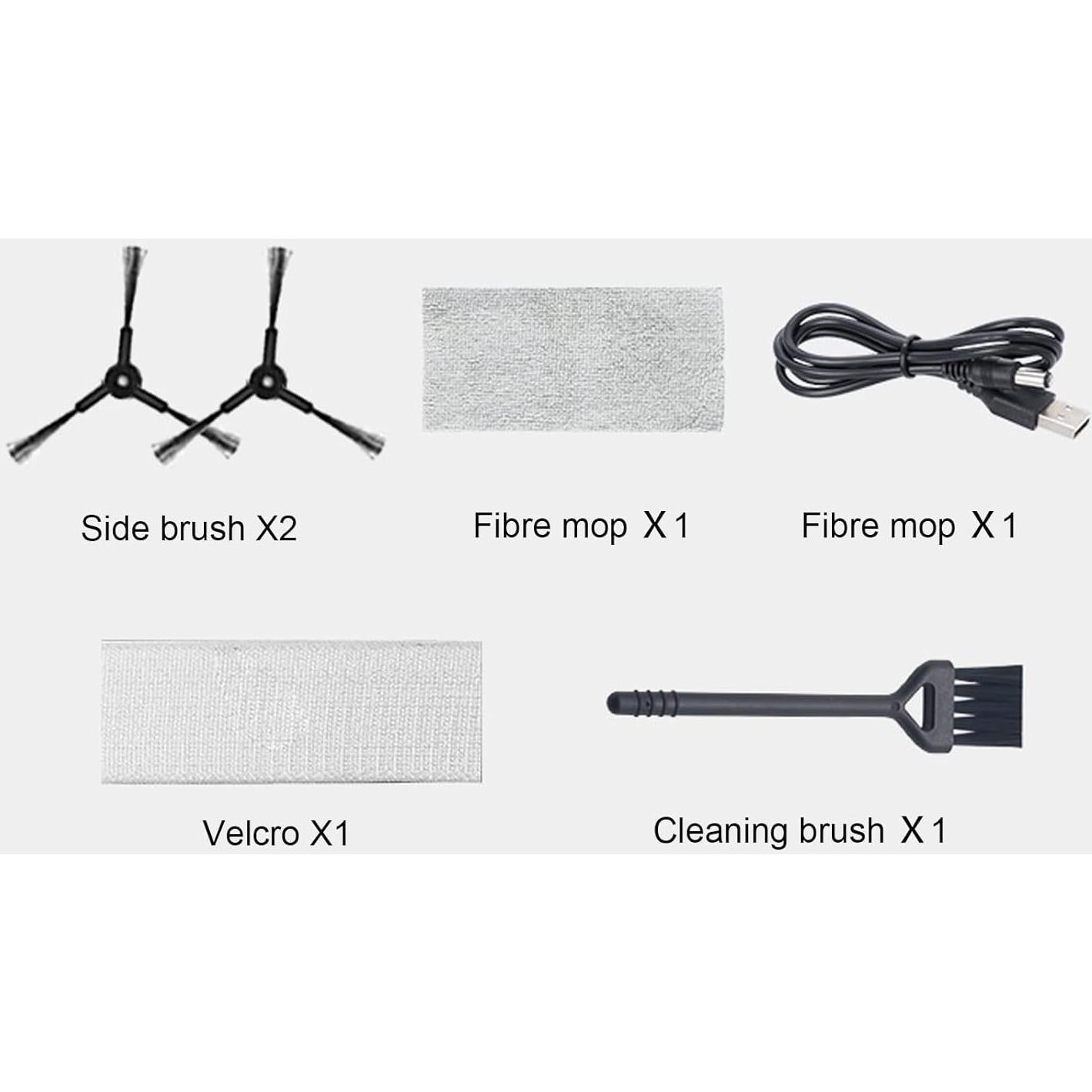 Robot Aspirador Sarkoyar Recargable 3 en 1 Negro 315g