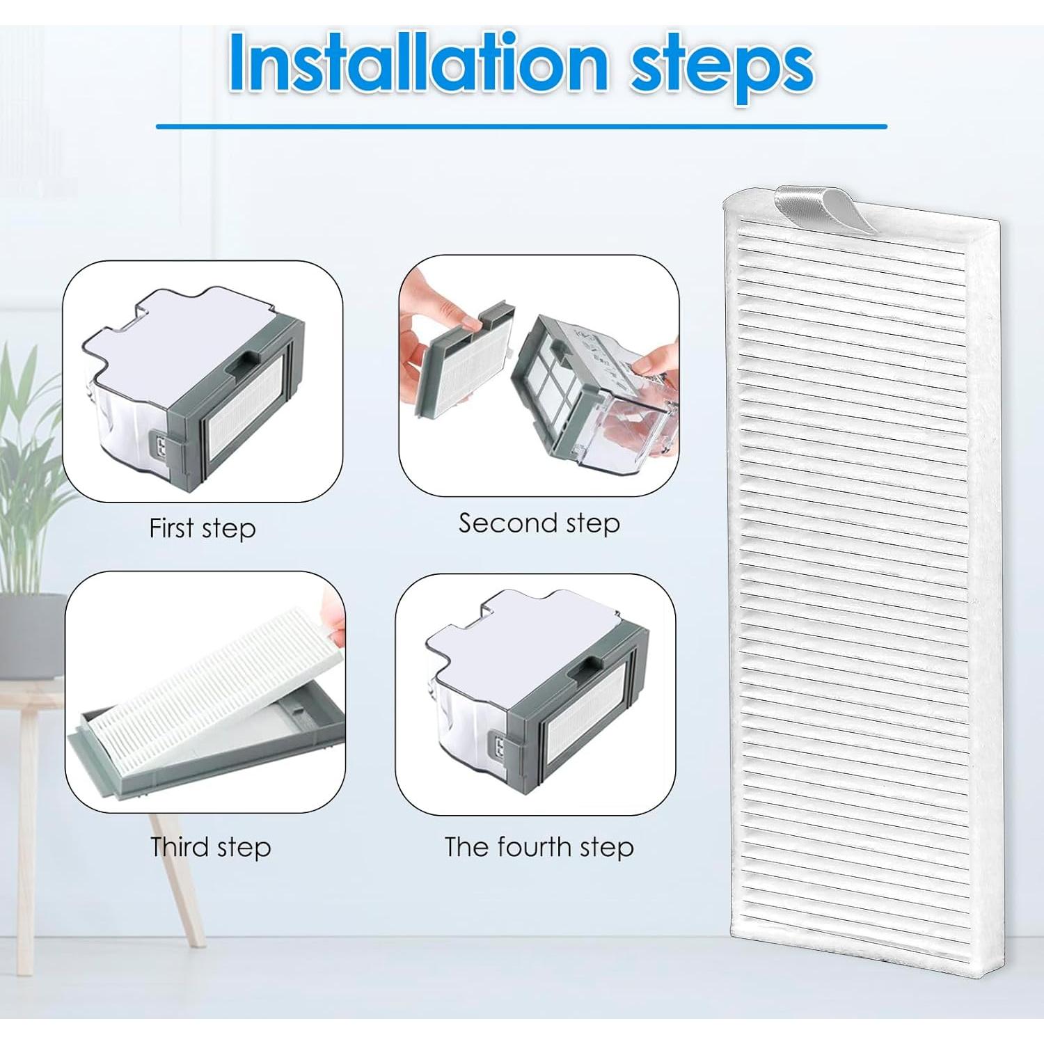 Filtro HEPA COWINORY M210 4 Piezas para Aspiradora Robot