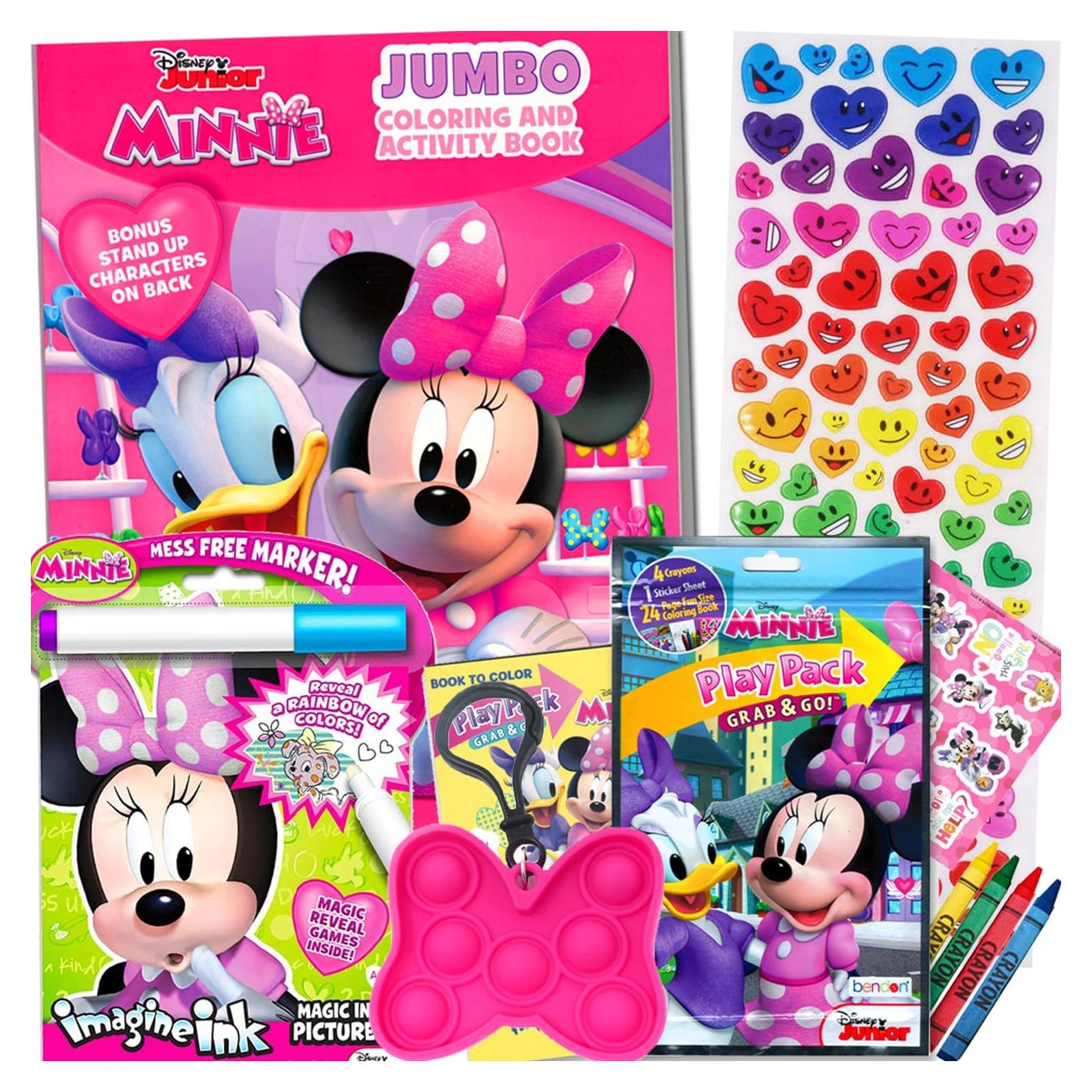 Paquete de Libros para Colorear Disney Minnie Mouse - Bendon