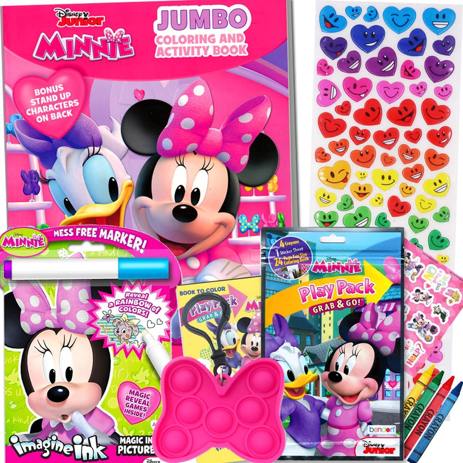 Paquete de Libros para Colorear Disney Minnie Mouse - Bendon