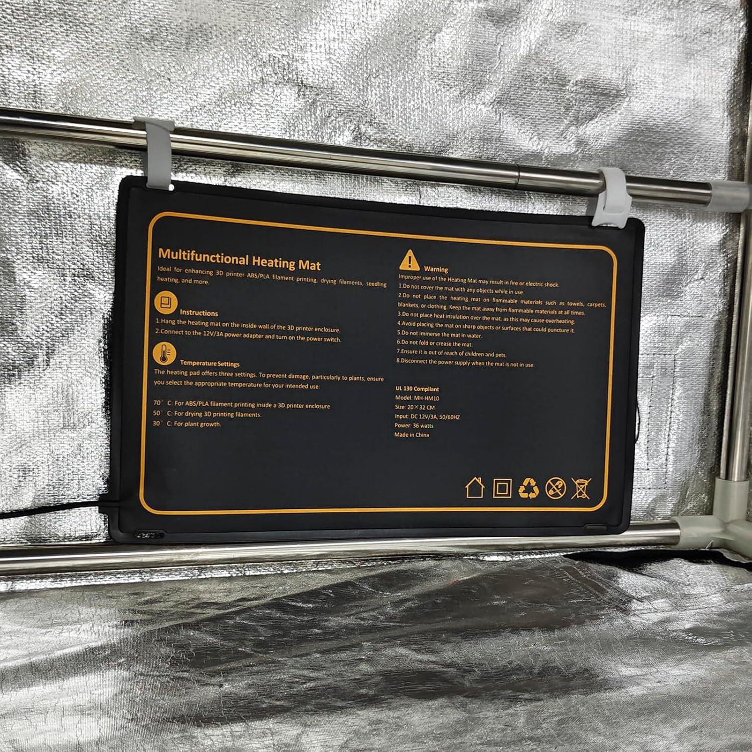 Alfombrilla Térmica Hocenway 20x32cm 70°C Control Temperatura