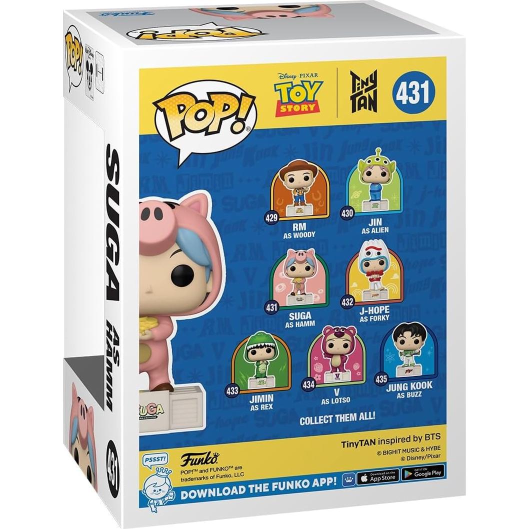 Figura de vinilo Funko Pop! BTS Suga como Hamm 11.7 cm