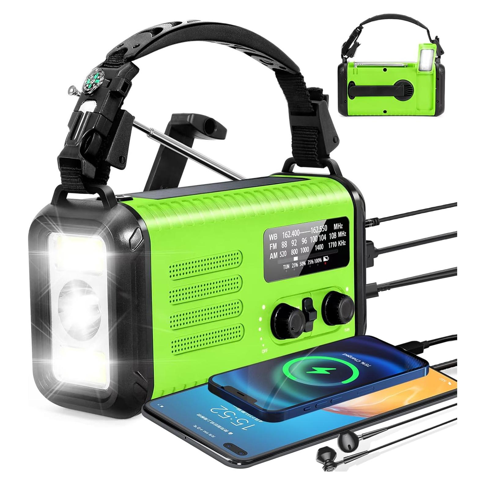 Radio Meteorológica Portátil Condor 1 20000mAh Carga Solar