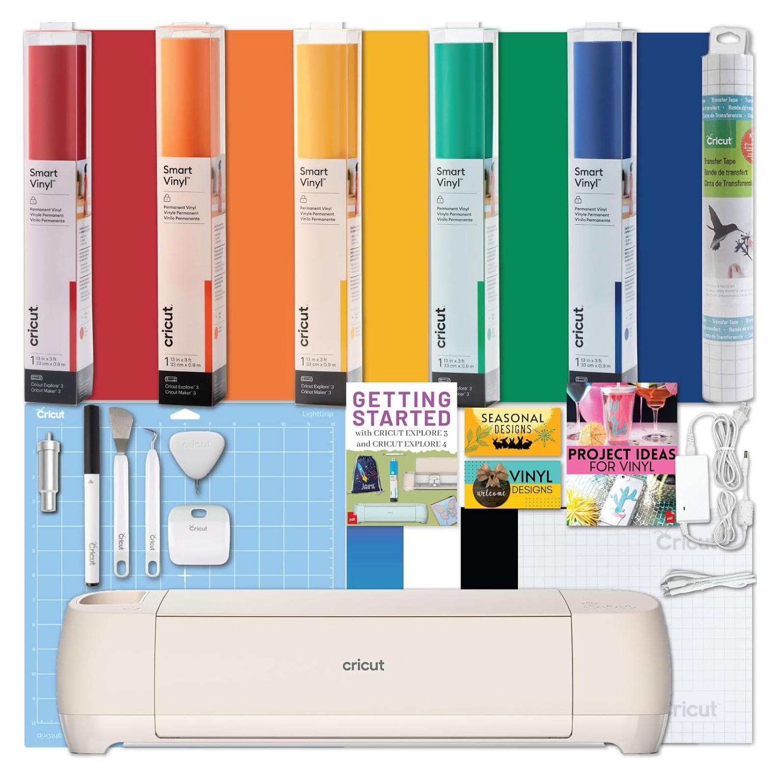 Cricut Explore 4 Máquina de Corte con Vinilo Inteligente 3.66m