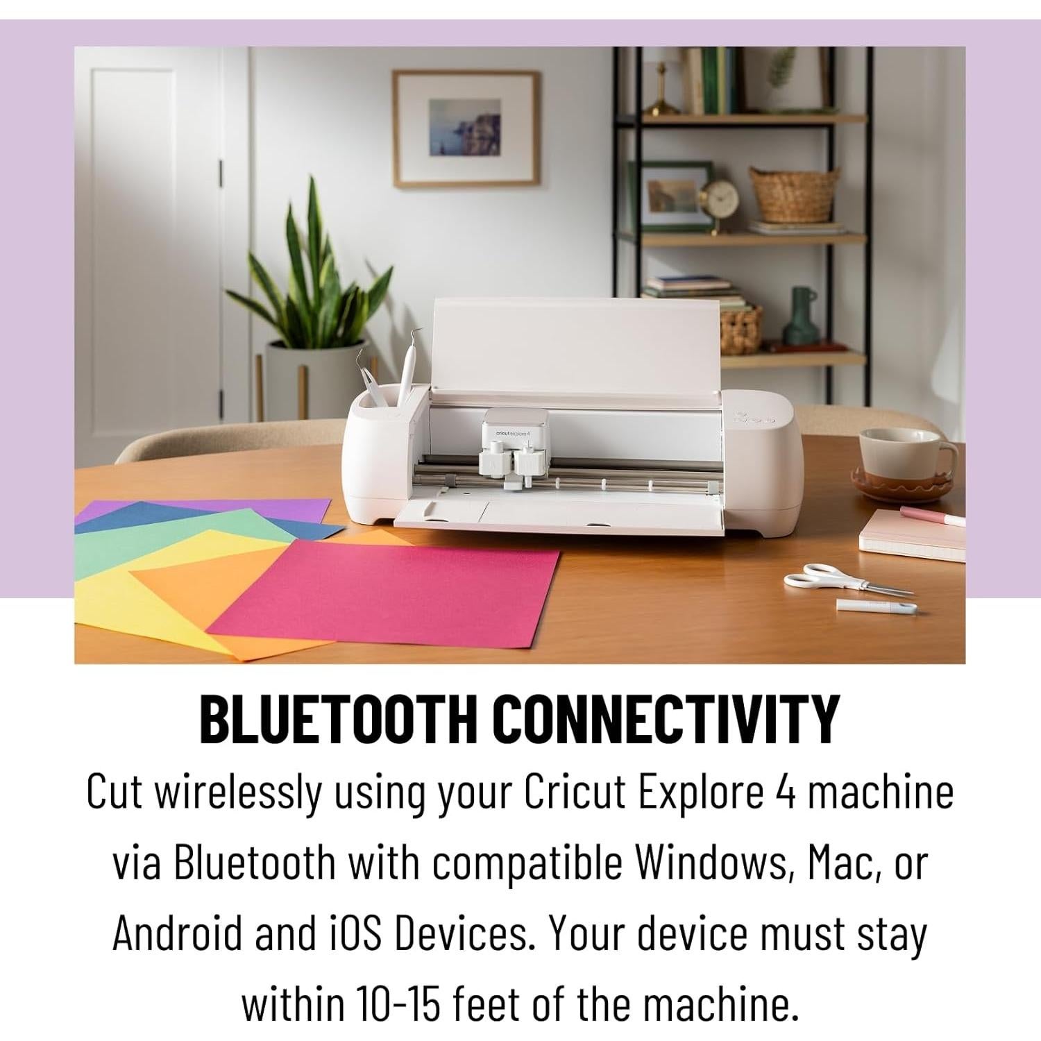 Cricut Explore 4 Máquina de Corte con Vinilo Inteligente 3.66m