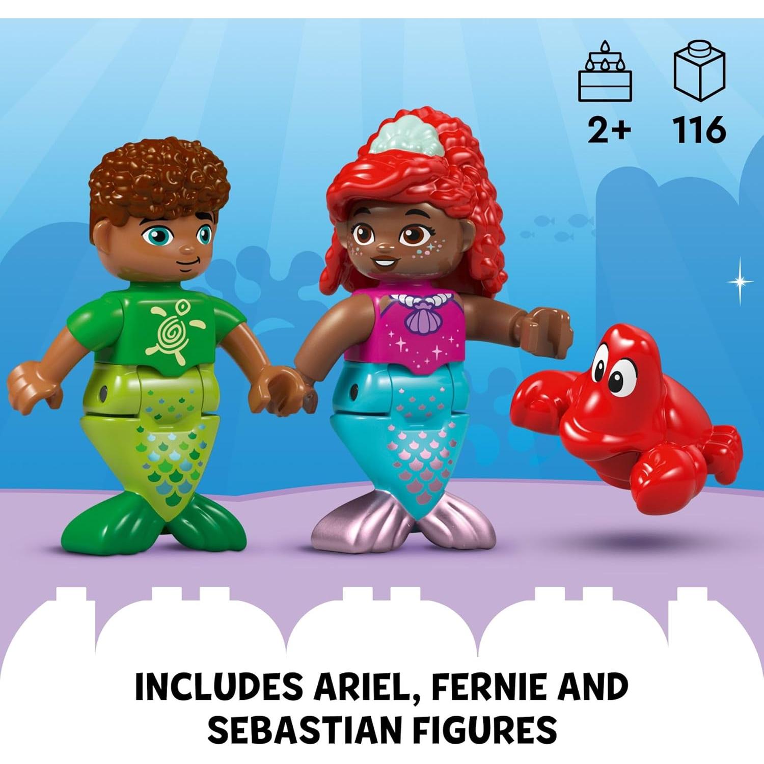 LEGO DUPLO Palacio Mágico Submarino Ariel 116 Piezas