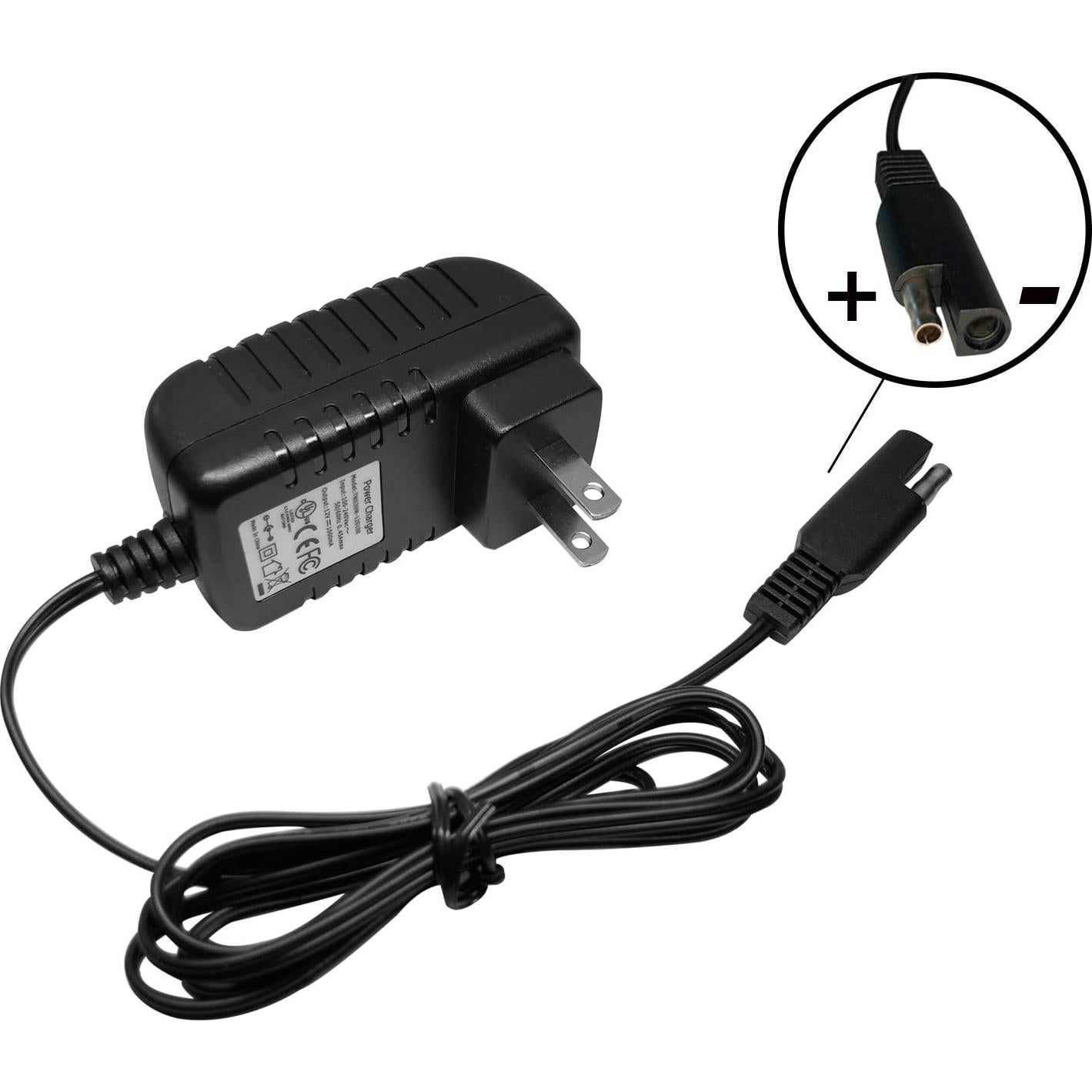6V Kids Ride On Car Charger 6 Volt Battery Charger for Pacific Cycle Disney Quad 4,UL Cetified